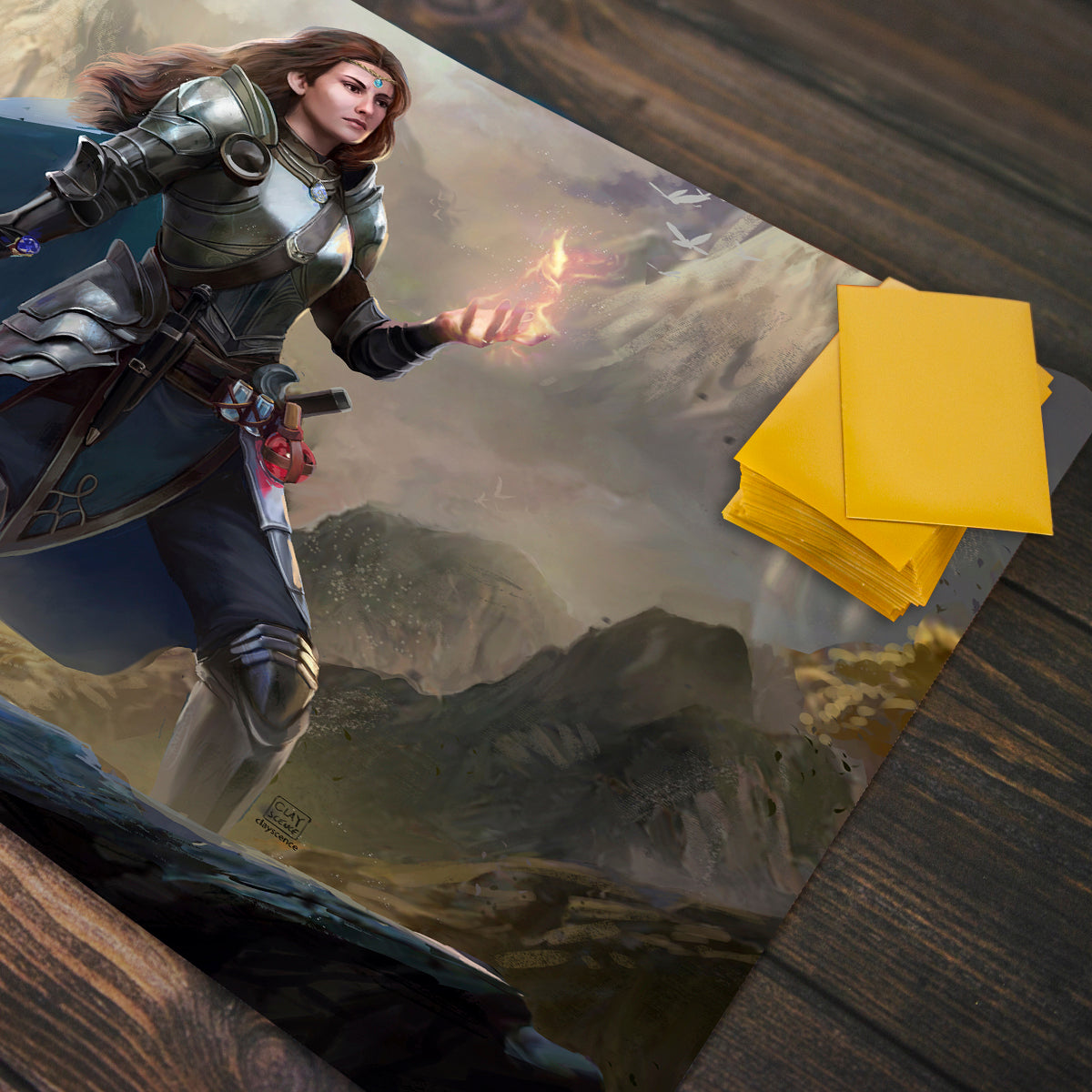 Through the Mountains Playmat - Premium Playmat from Inked Gaming - Just $34.99! Shop now at Game Crave Tournament Store