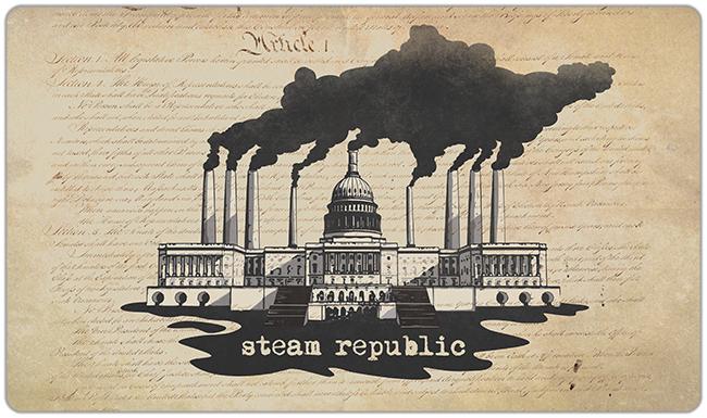 Steam Capitol Playmat - Premium Playmat from Inked Gaming - Just $34.99! Shop now at Game Crave Tournament Store