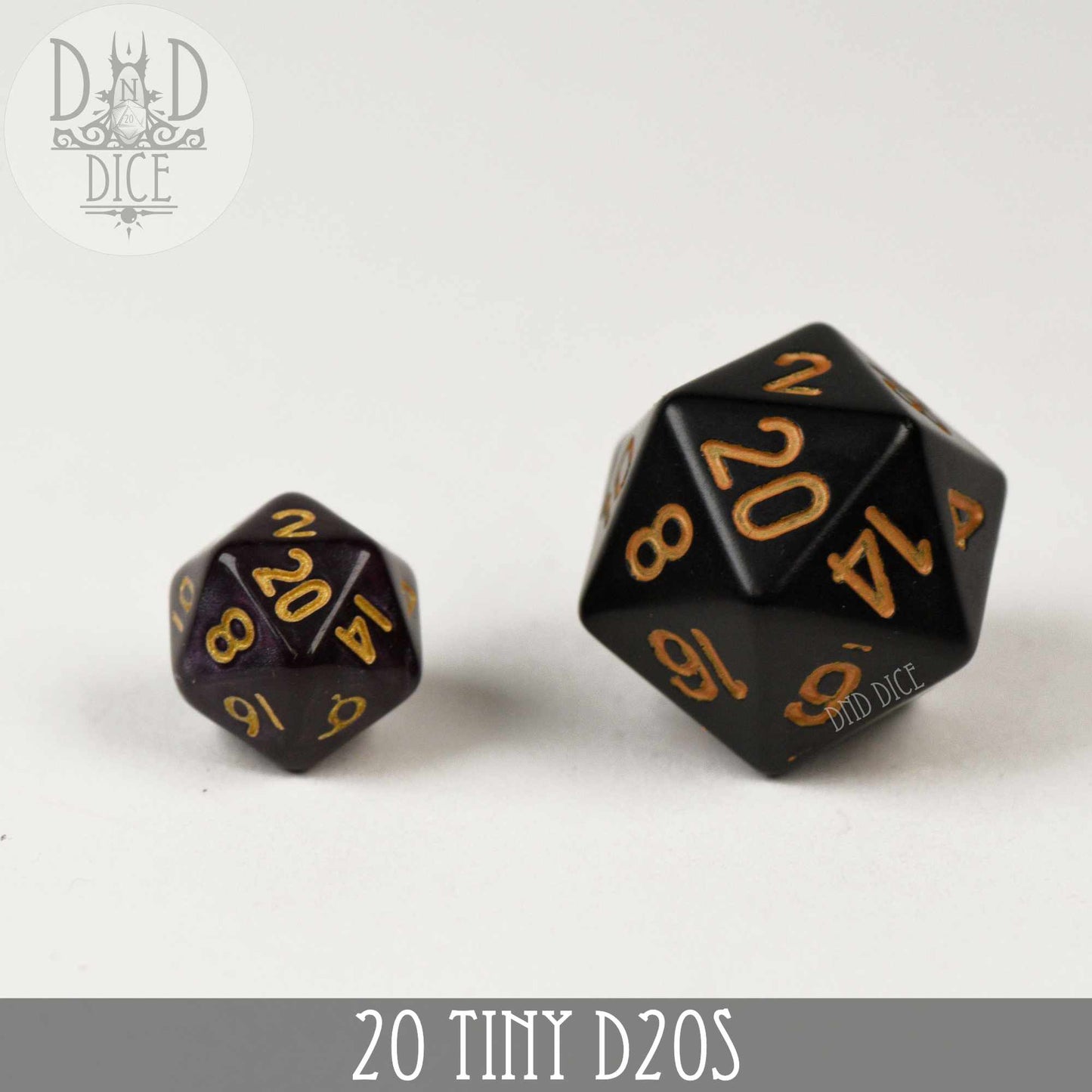 20 Tiny D20s - Premium Dice Sets & Games from DND DICE - Just $10! Shop now at Game Crave Tournament Store