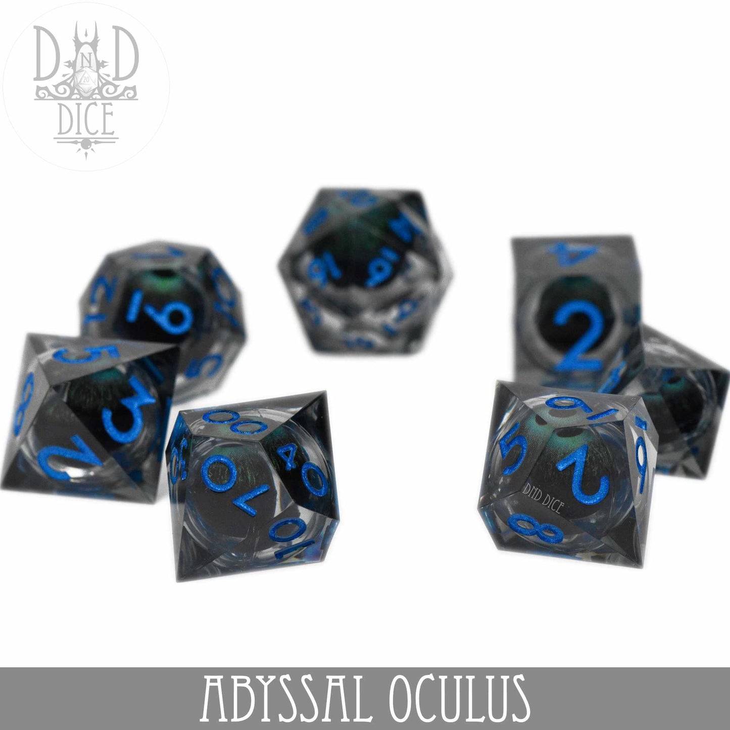 Abyssal Oculus Liquid Core Dice Set - Premium Dice Sets & Games from DND DICE - Just $40! Shop now at Game Crave Tournament Store