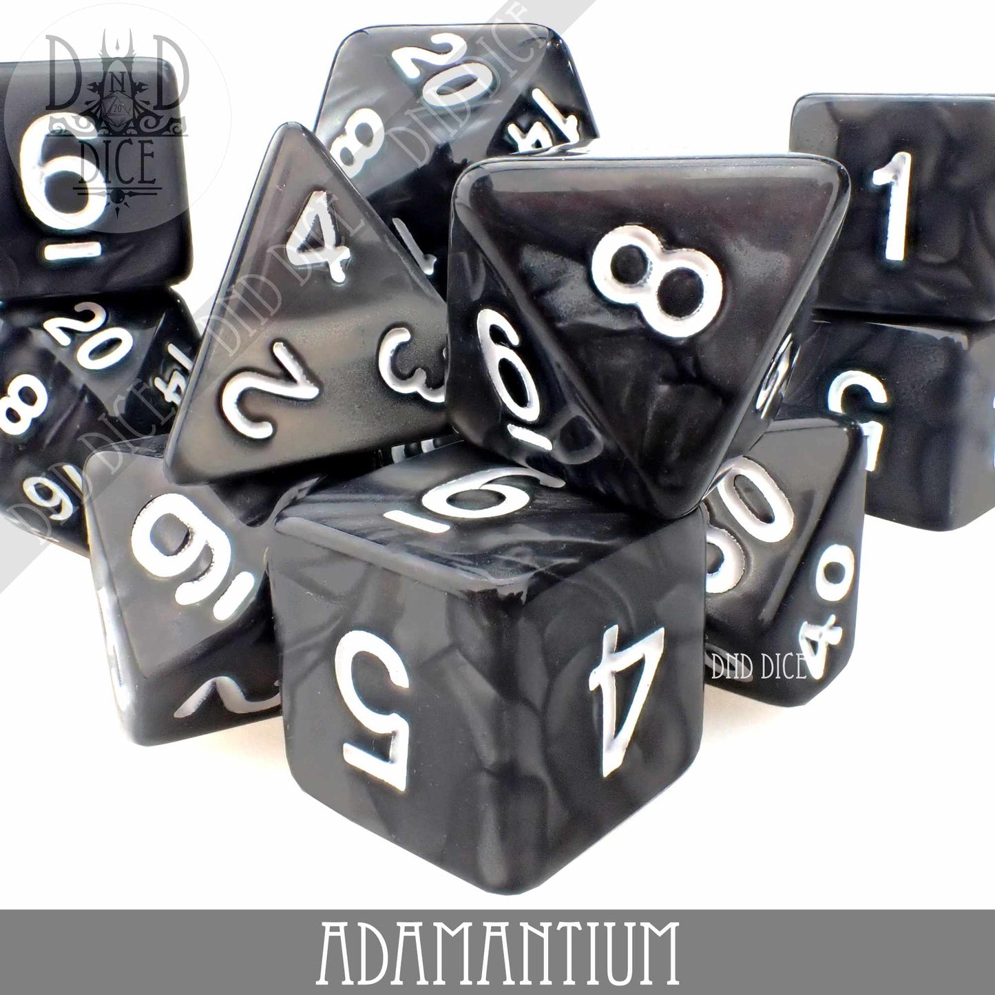 Adamantium 7 or 11 Dice Set - Premium Dice Sets & Games from DND DICE - Just $4.50! Shop now at Game Crave Tournament Store