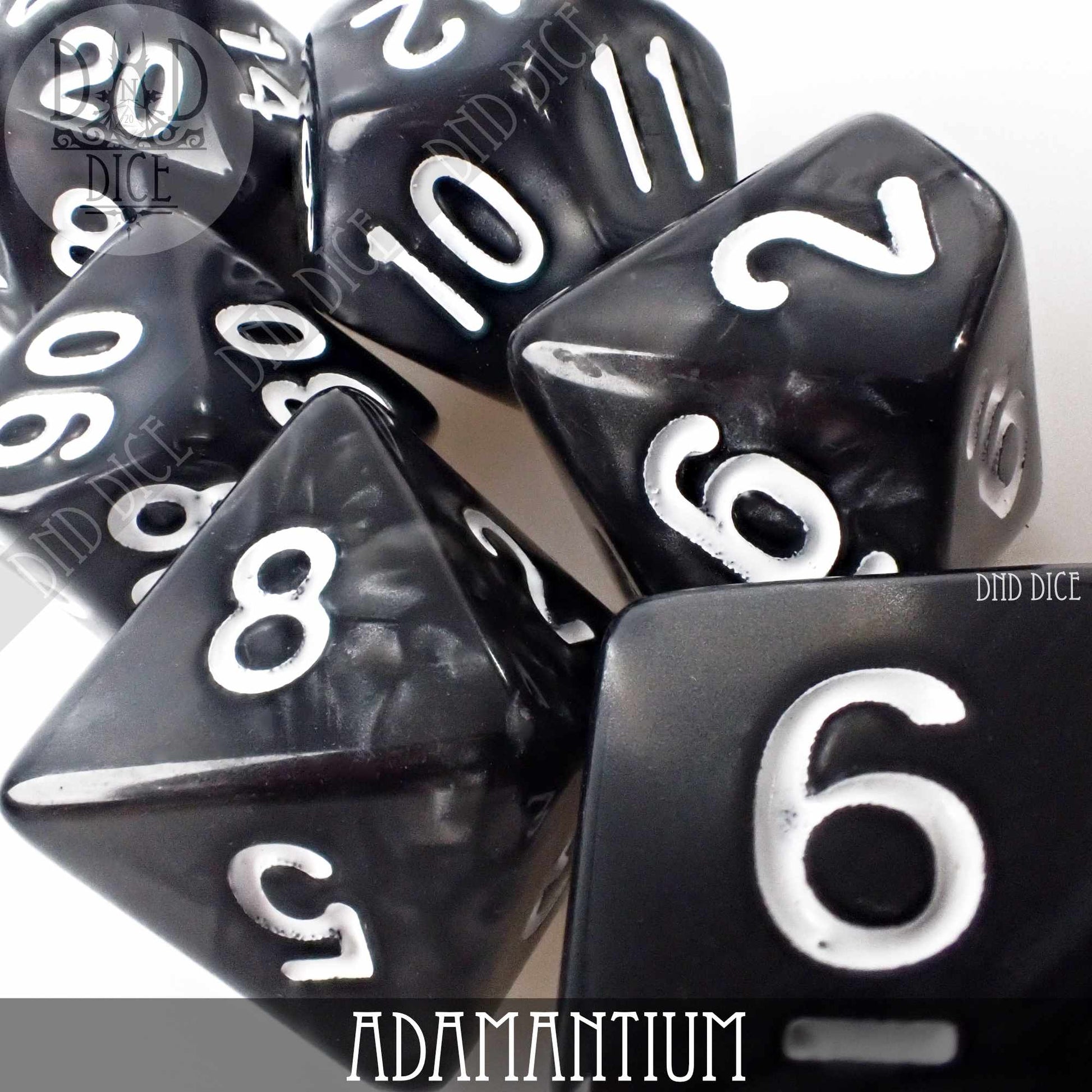 Adamantium 7 or 11 Dice Set - Premium Dice Sets & Games from DND DICE - Just $4.50! Shop now at Game Crave Tournament Store