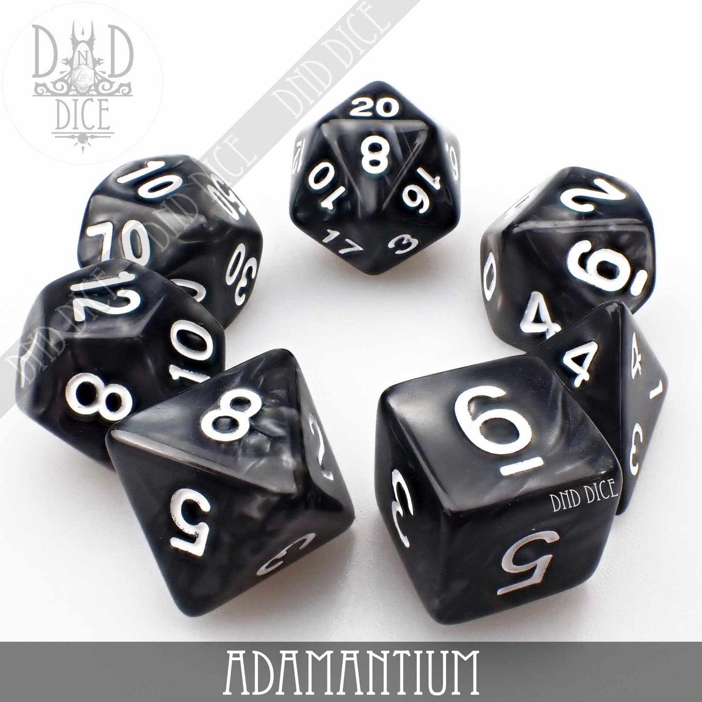 Adamantium 7 or 11 Dice Set - Premium Dice Sets & Games from DND DICE - Just $4.50! Shop now at Game Crave Tournament Store