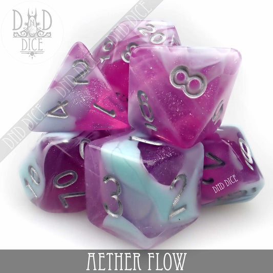 Aether Flow Dice Set - Premium Dice Sets & Games from DND DICE - Just $8! Shop now at Game Crave Tournament Store