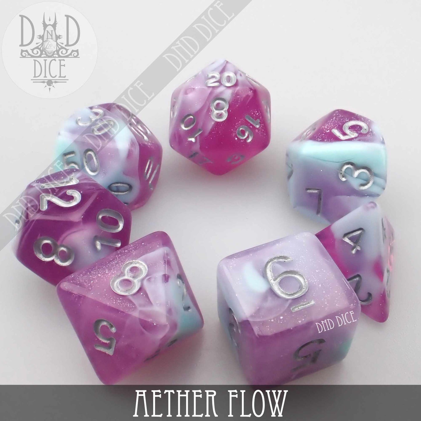 Aether Flow Dice Set - Premium Dice Sets & Games from DND DICE - Just $8! Shop now at Game Crave Tournament Store