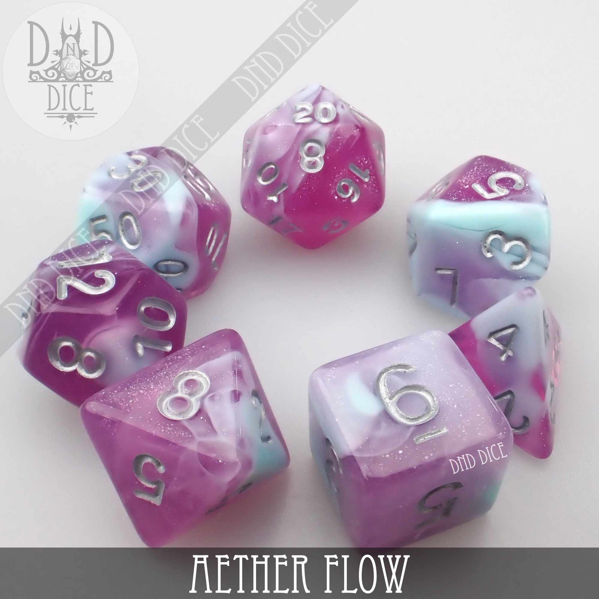 Aether Flow Dice Set - Premium Dice Sets & Games from DND DICE - Just $8! Shop now at Game Crave Tournament Store