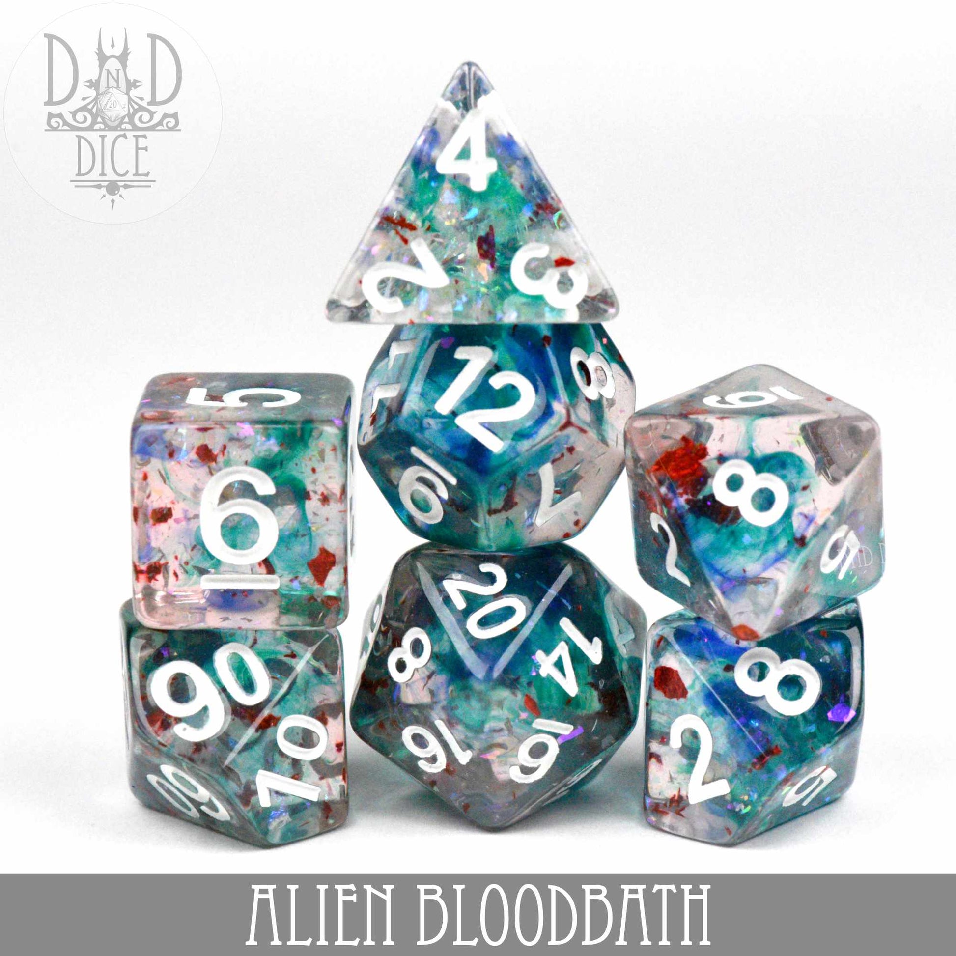 Alien Bloodbath Dice Set - Premium Dice Sets & Games from DND DICE - Just $10! Shop now at Game Crave Tournament Store