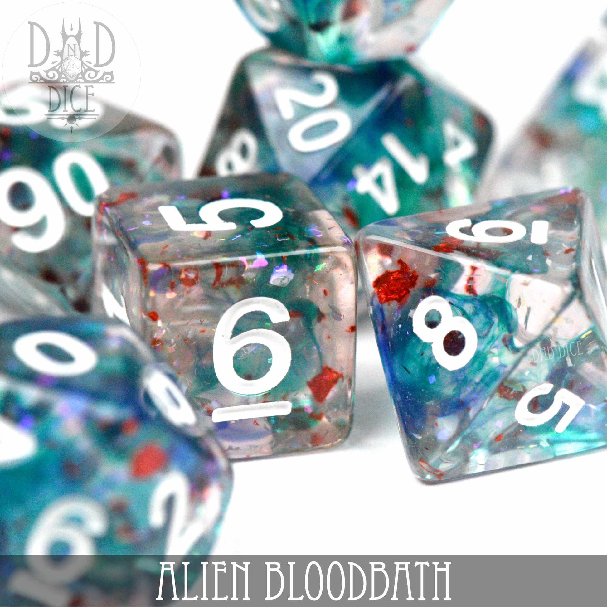 Alien Bloodbath Dice Set - Premium Dice Sets & Games from DND DICE - Just $10! Shop now at Game Crave Tournament Store