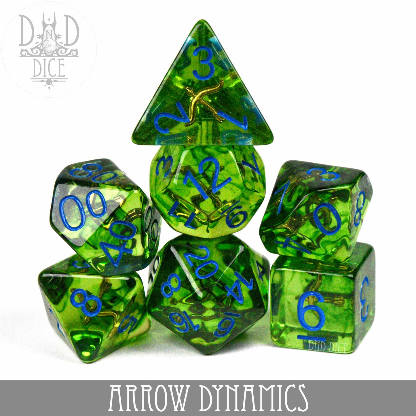 Arrow Dynamics Dice Set - Premium Dice Sets & Games from DND DICE - Just $15! Shop now at Game Crave Tournament Store