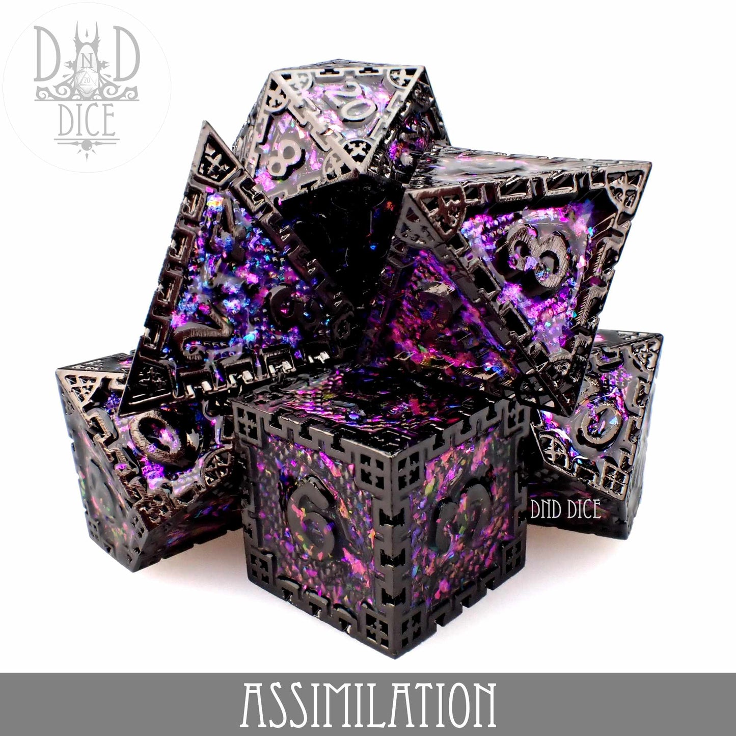 Assimilation Metal Dice Set - Premium Dice Sets & Games from DND DICE - Just $35! Shop now at Game Crave Tournament Store