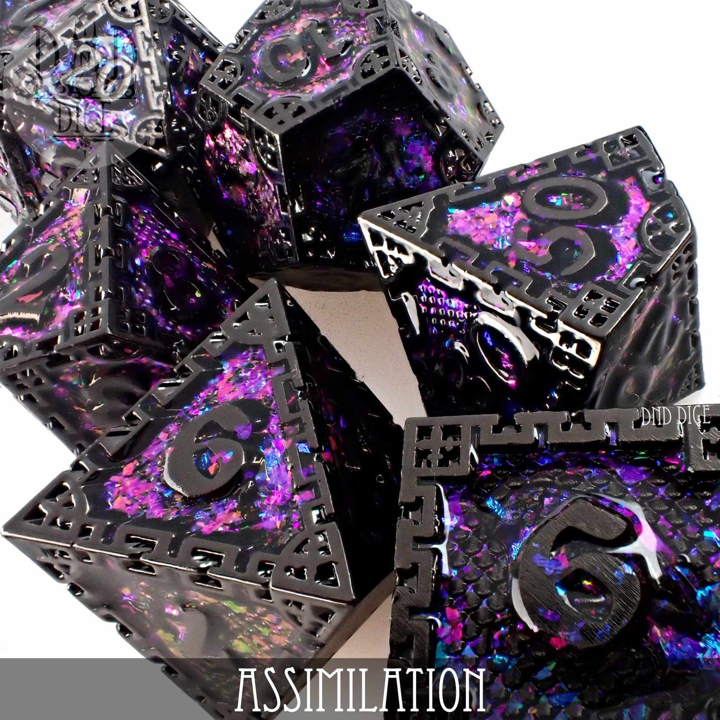 Assimilation Metal Dice Set - Premium Dice Sets & Games from DND DICE - Just $35! Shop now at Game Crave Tournament Store