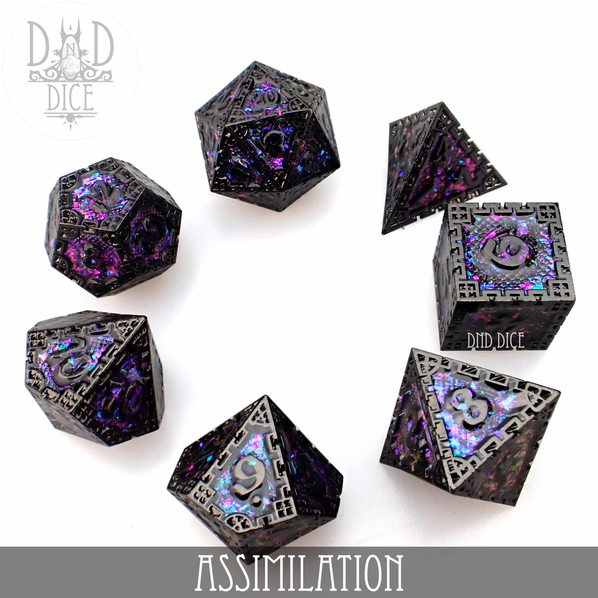 Assimilation Metal Dice Set - Premium Dice Sets & Games from DND DICE - Just $35! Shop now at Game Crave Tournament Store