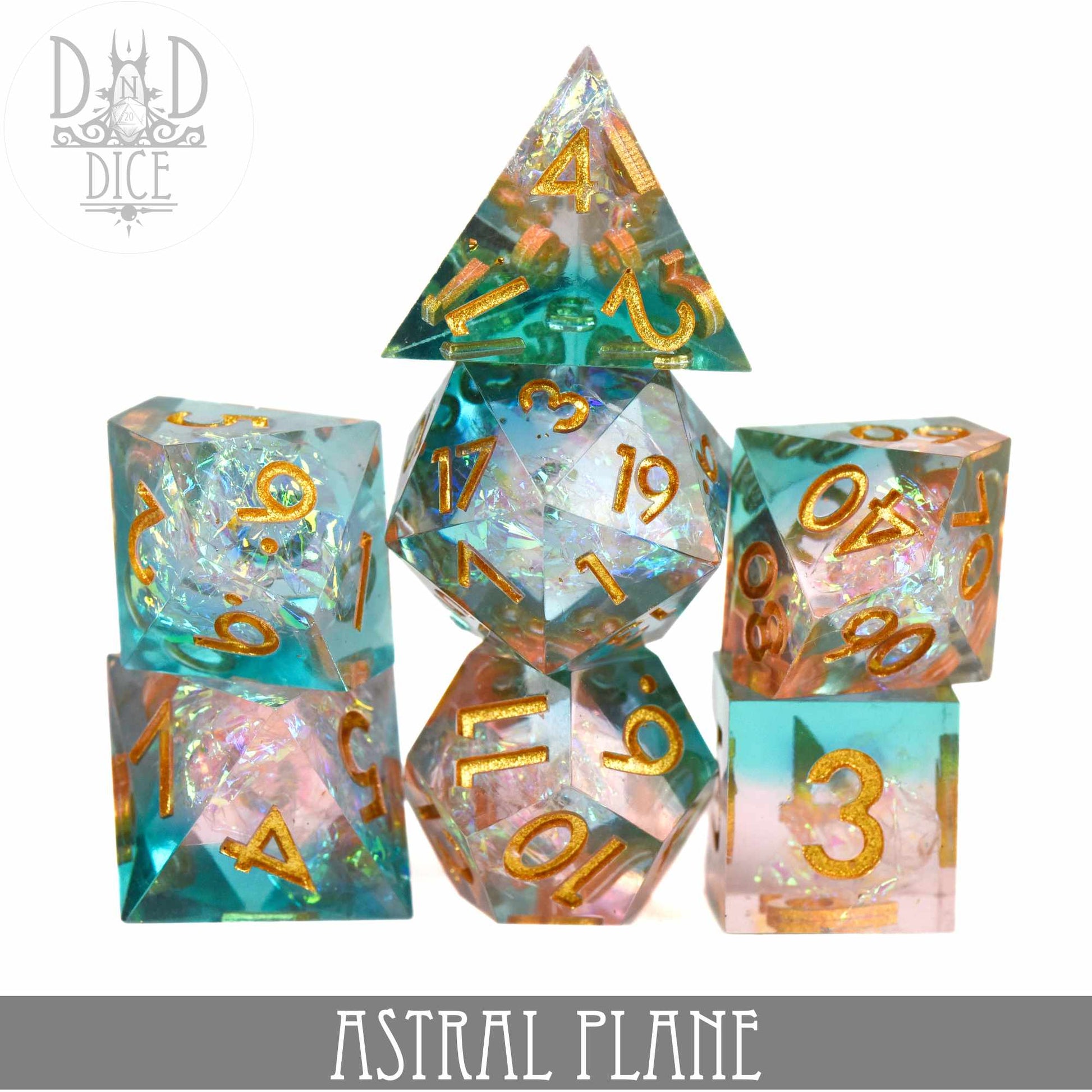 Astral Plane Handmade Dice Set - Premium Dice Sets & Games from DND DICE - Just $35! Shop now at Game Crave Tournament Store