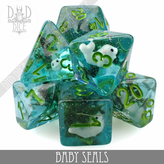 Baby Seals Dice Set - Premium Dice Sets & Games from DND DICE - Just $15! Shop now at Game Crave Tournament Store