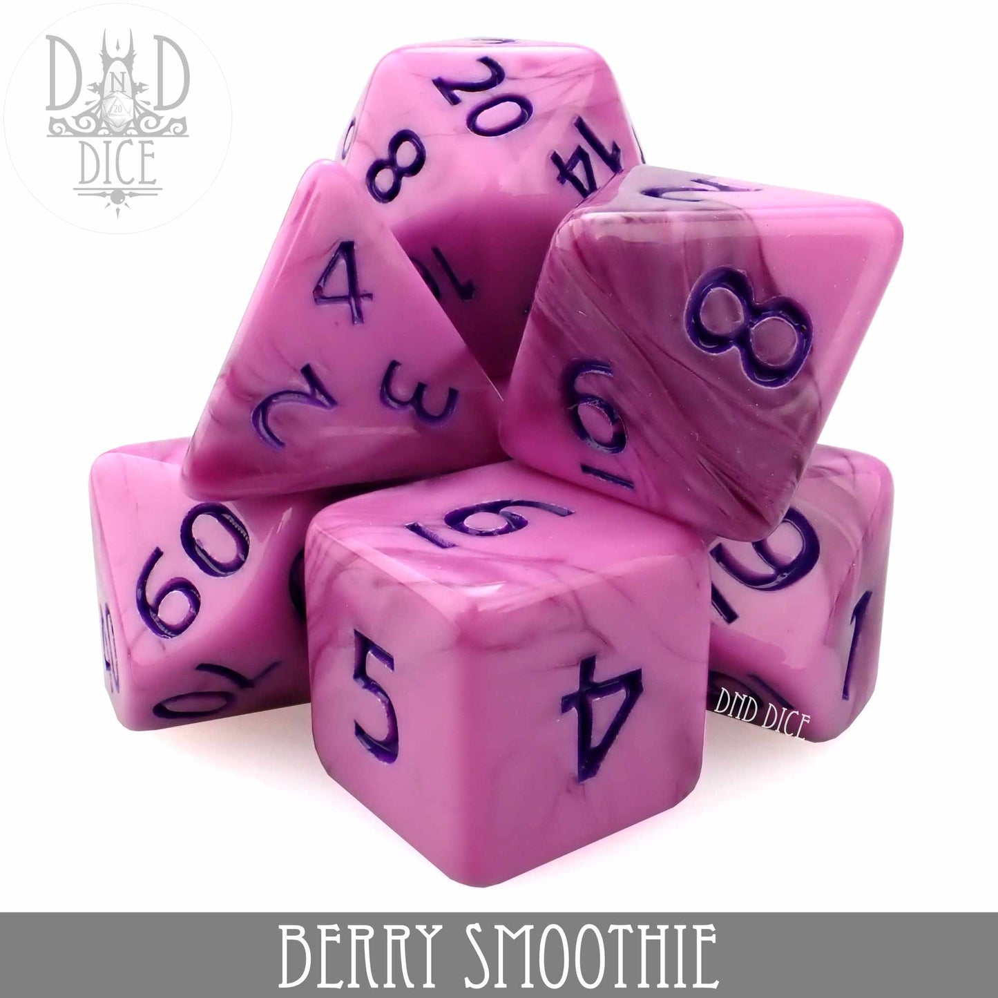 Berry Smoothie Dice Set - Premium Dice Sets & Games from DND DICE - Just $6! Shop now at Game Crave Tournament Store