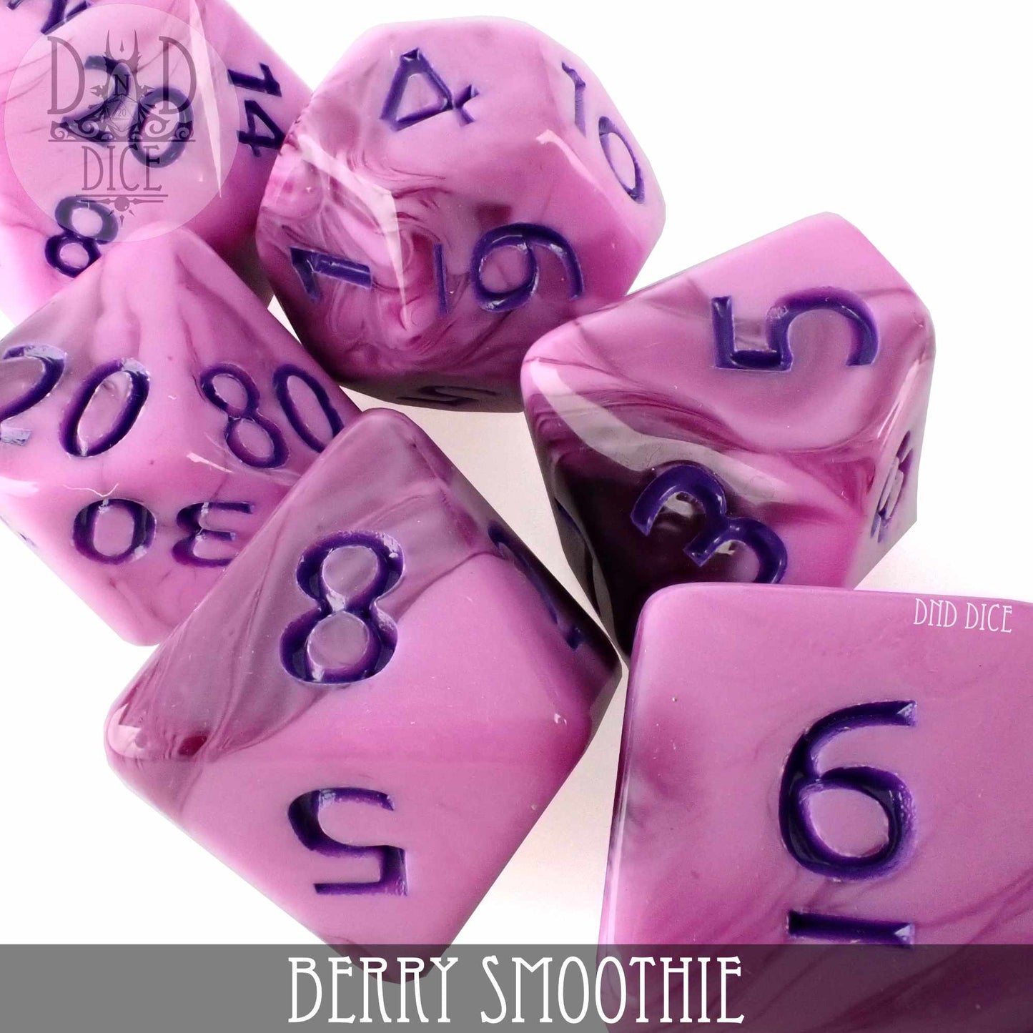 Berry Smoothie Dice Set - Premium Dice Sets & Games from DND DICE - Just $6! Shop now at Game Crave Tournament Store