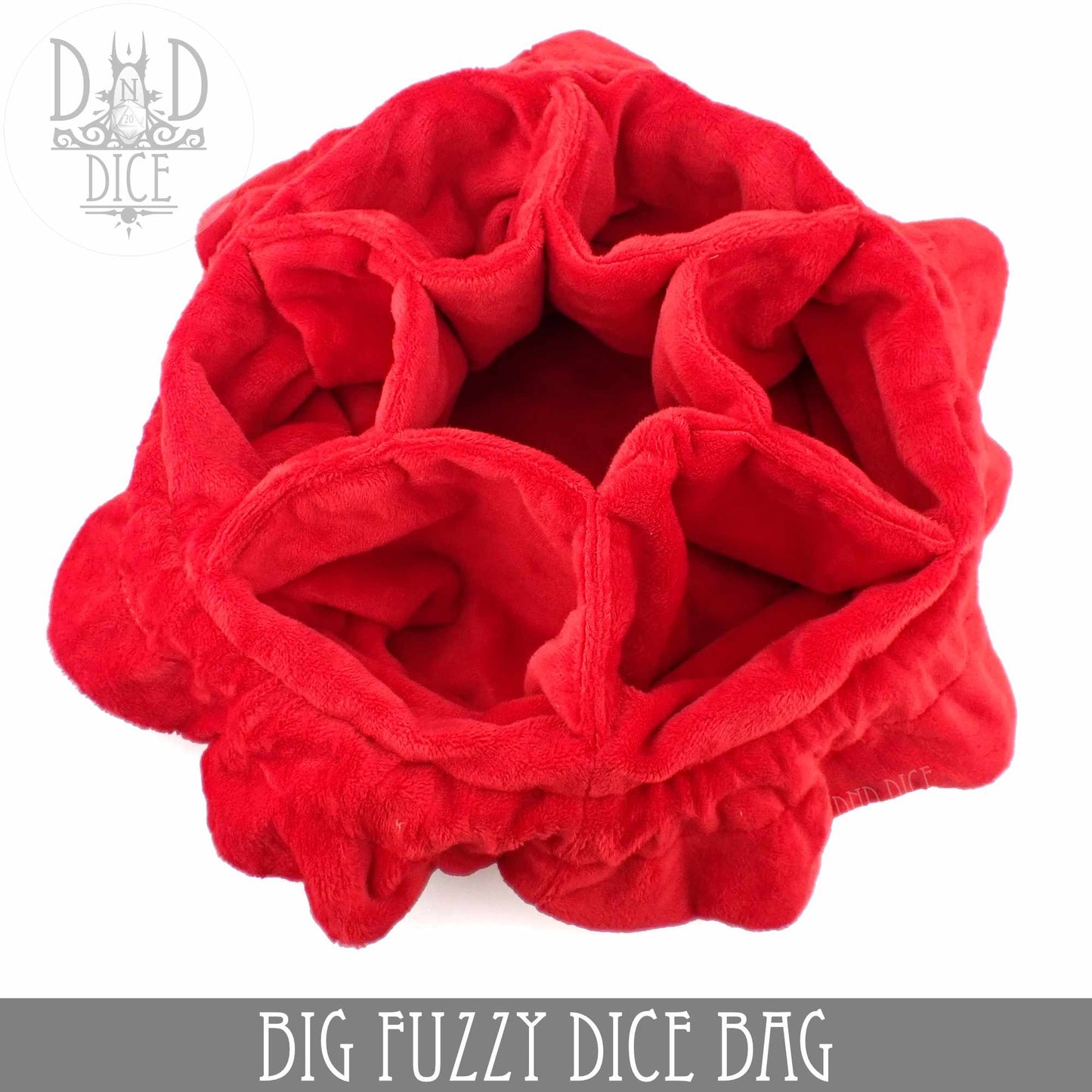 Big Fuzzy Dice Bag (7 Colors) - Premium Dice Sets & Games from DND DICE - Just $25! Shop now at Game Crave Tournament Store