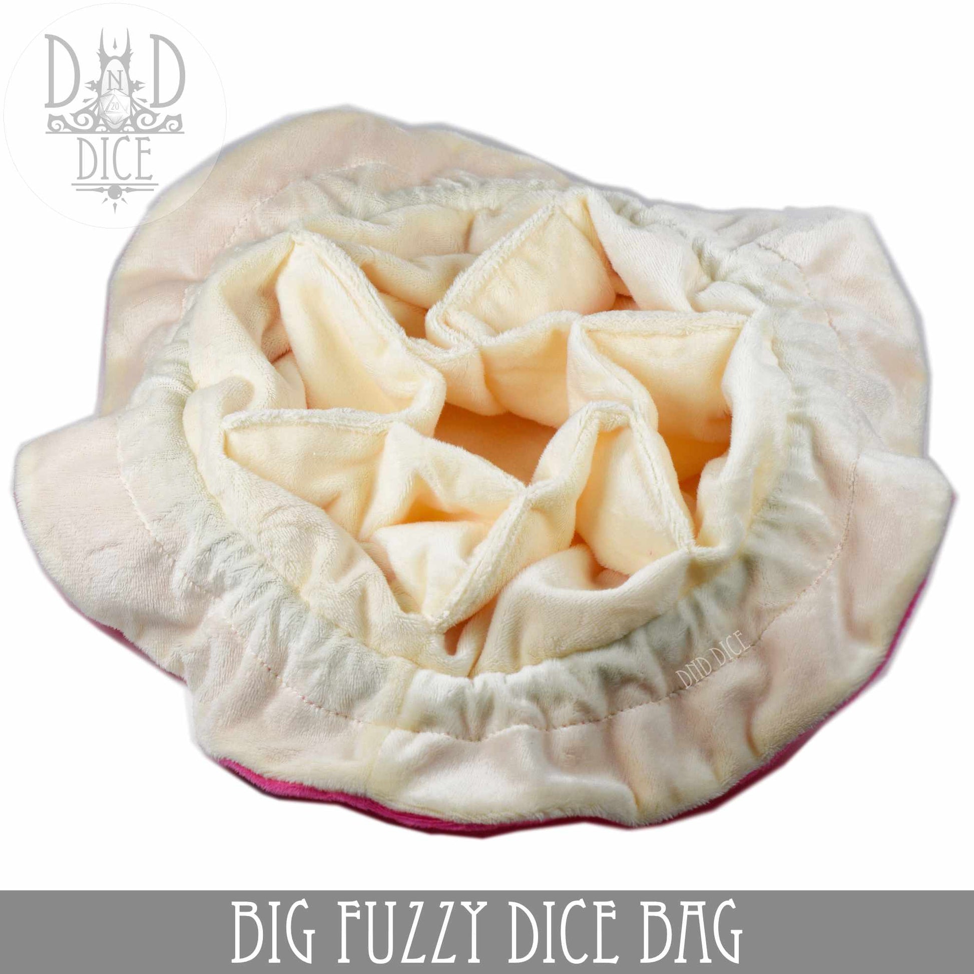 Big Fuzzy Dice Bag (7 Colors) - Premium Dice Sets & Games from DND DICE - Just $25! Shop now at Game Crave Tournament Store