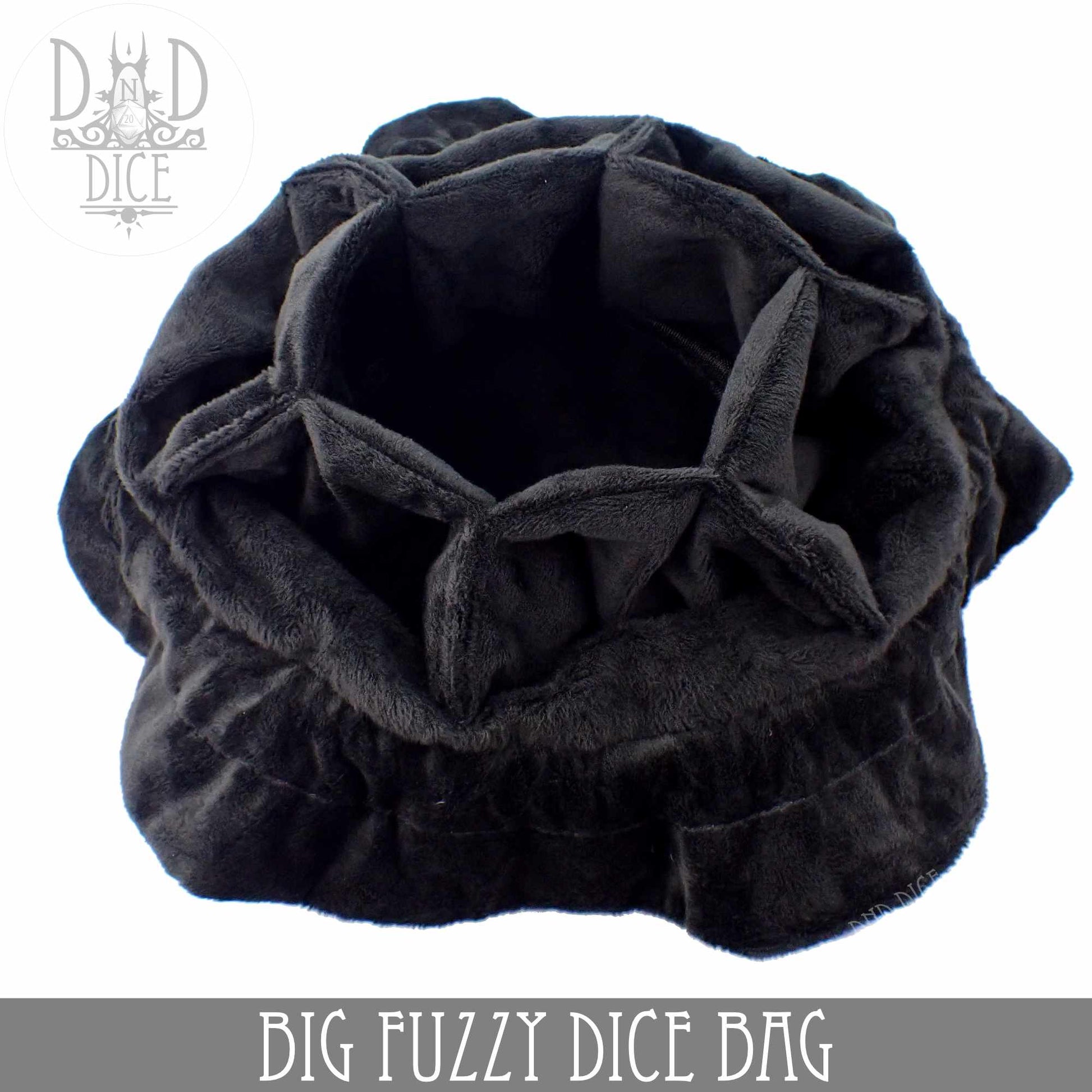 Big Fuzzy Dice Bag (7 Colors) - Premium Dice Sets & Games from DND DICE - Just $25! Shop now at Game Crave Tournament Store