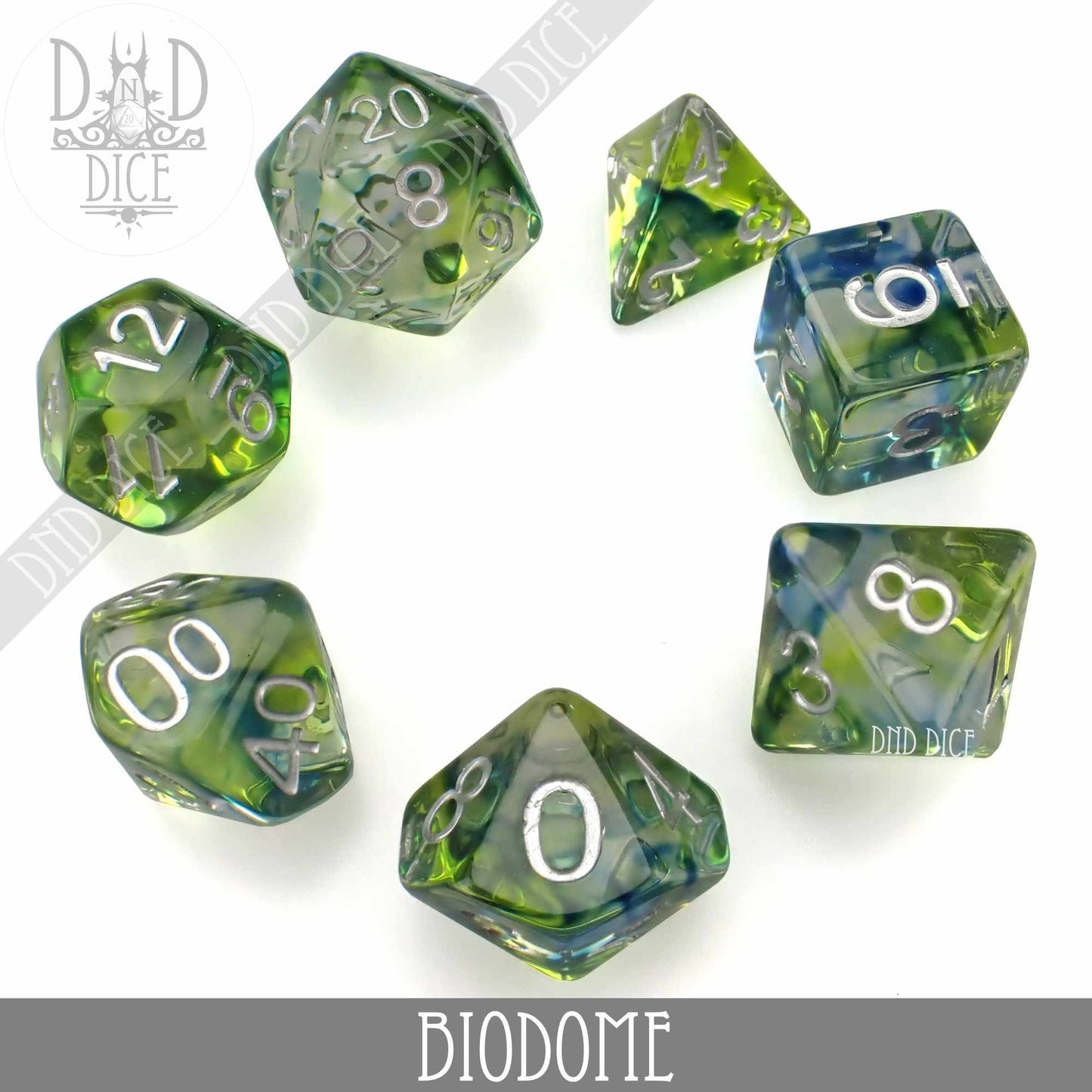 Biodome Dice Set - Premium Dice Sets & Games from DND DICE - Just $10! Shop now at Game Crave Tournament Store