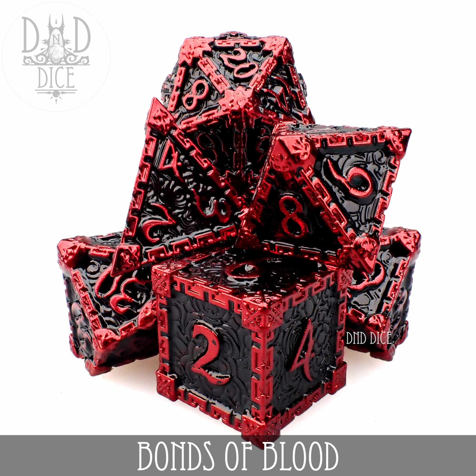 Bonds of Blood Metal Dice Set - Premium Dice Sets & Games from DND DICE - Just $35! Shop now at Game Crave Tournament Store