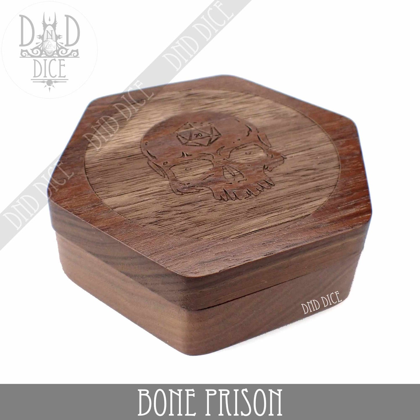 Bone Prison Wood Dice Box - Premium Dice Sets & Games from DND DICE - Just $25! Shop now at Game Crave Tournament Store