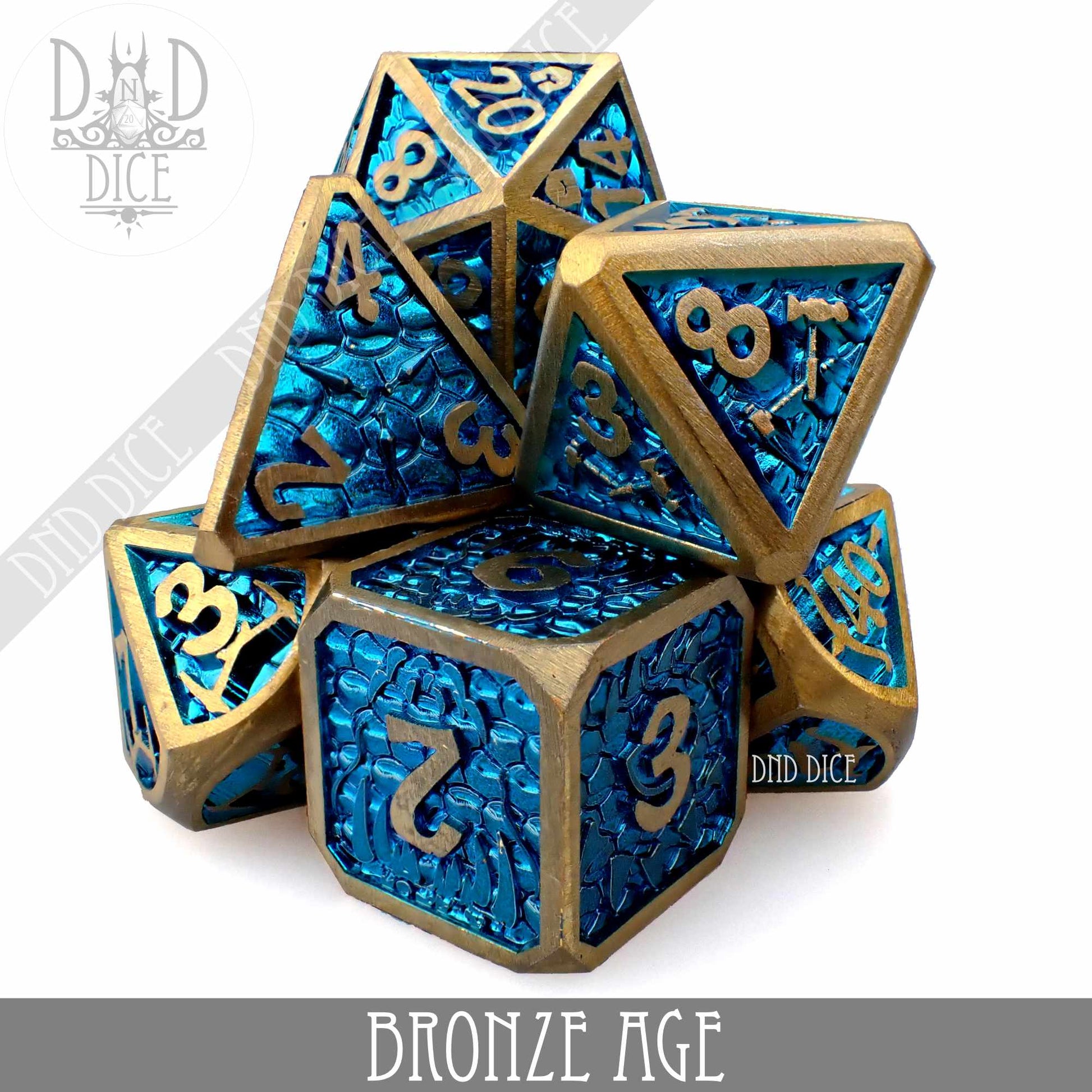 Bronze Age Metal Dice Set - Premium Dice Sets & Games from DND DICE - Just $32! Shop now at Game Crave Tournament Store