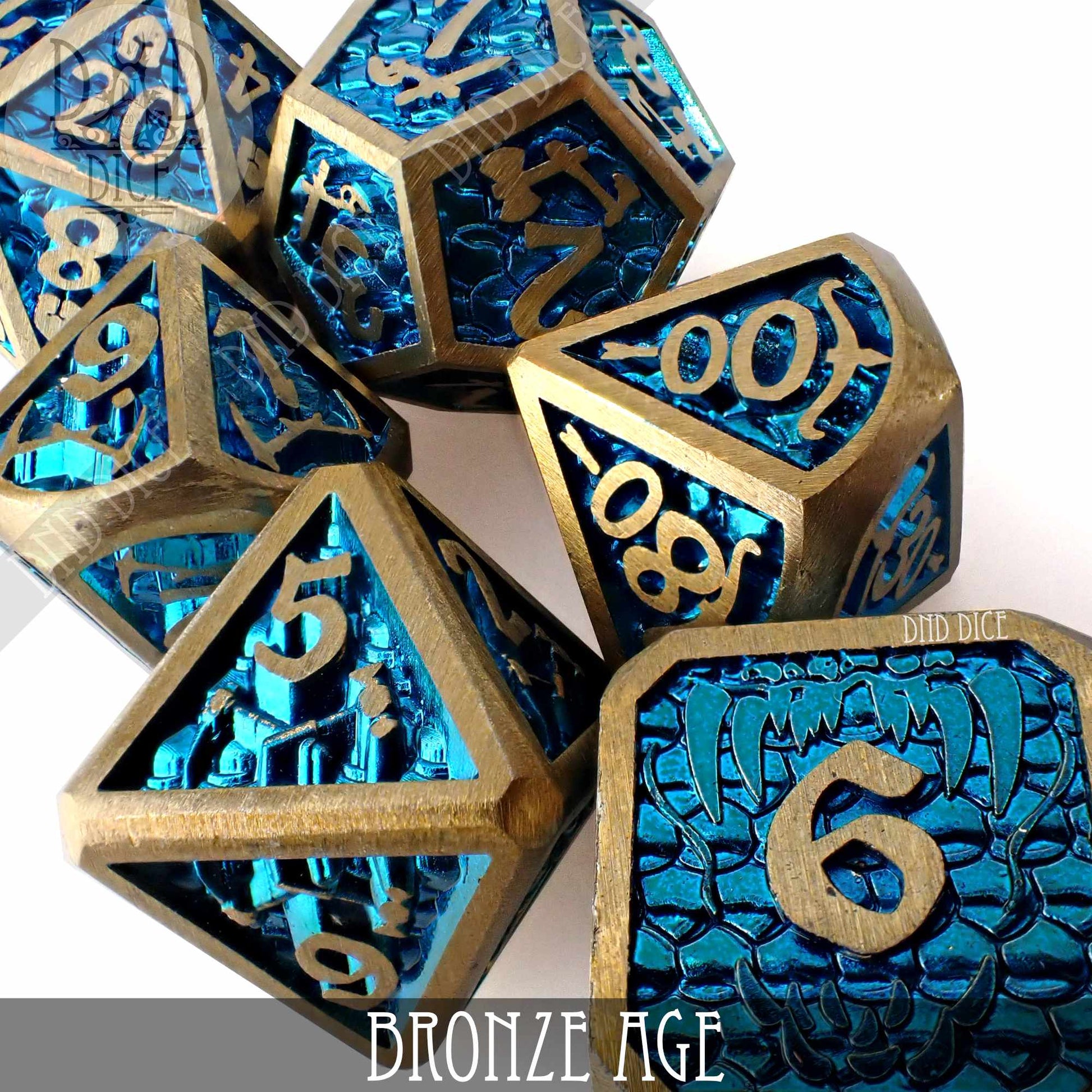 Bronze Age Metal Dice Set - Premium Dice Sets & Games from DND DICE - Just $32! Shop now at Game Crave Tournament Store