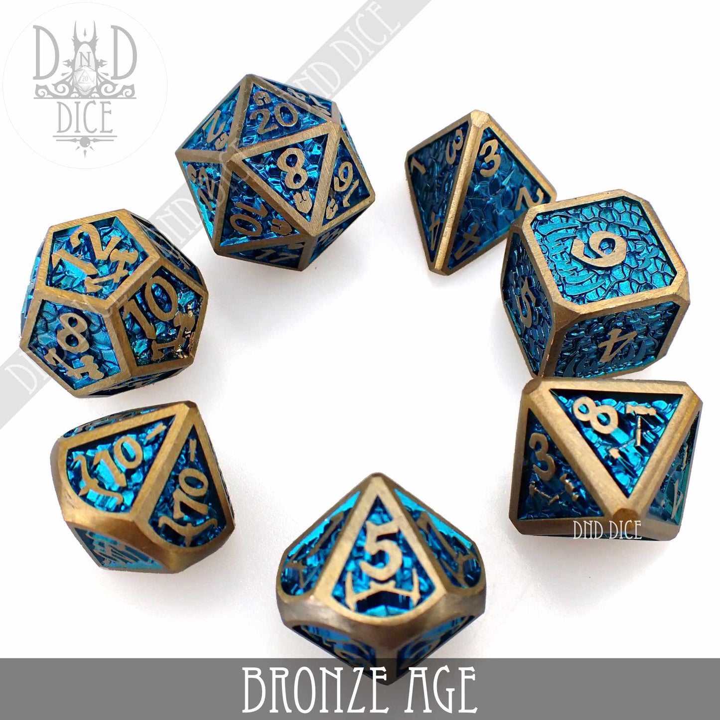 Bronze Age Metal Dice Set - Premium Dice Sets & Games from DND DICE - Just $32! Shop now at Game Crave Tournament Store