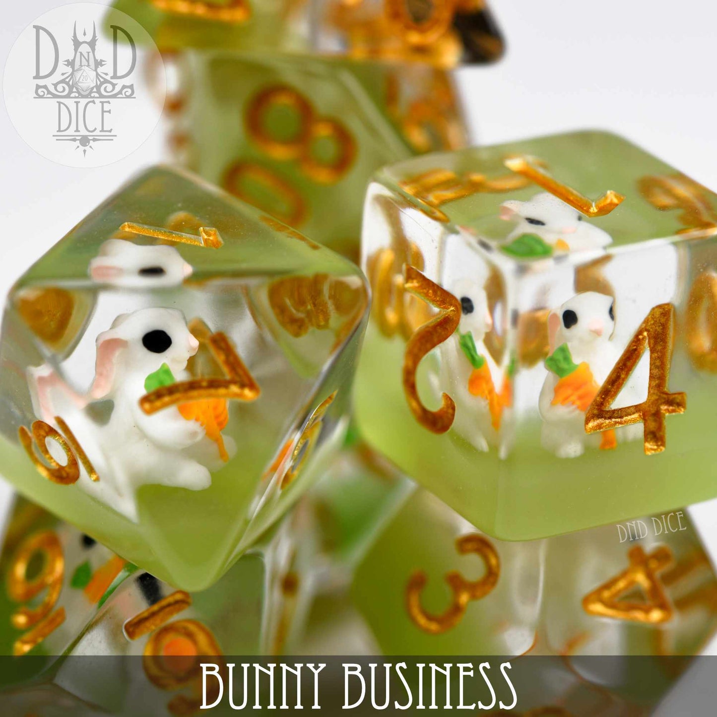 Bunny Business Dice Set - Premium Dice Sets & Games from DND DICE - Just $15! Shop now at Game Crave Tournament Store