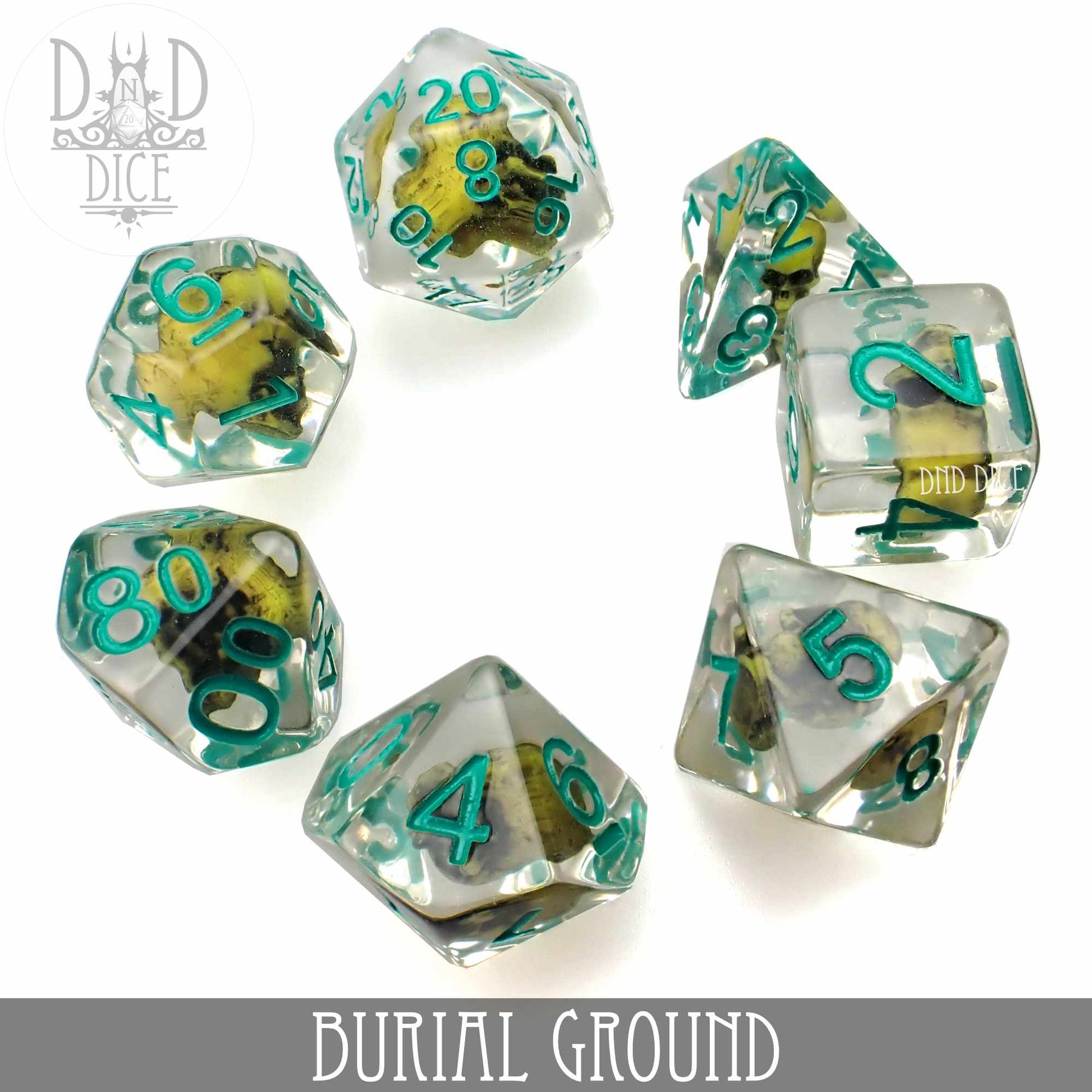 Burial Ground Dice Set - Premium Dice Sets & Games from DND DICE - Just $15! Shop now at Game Crave Tournament Store