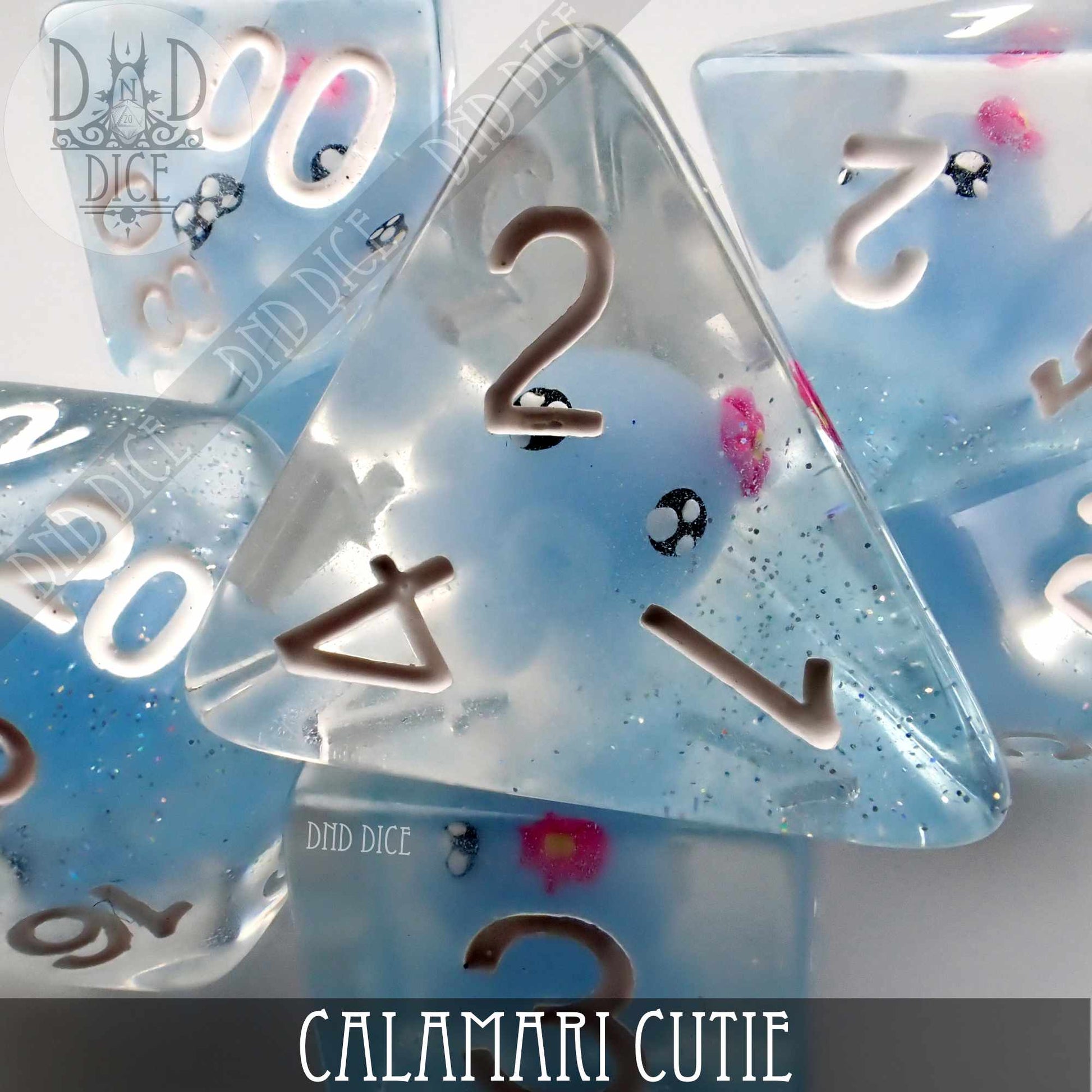 Calamari Cutie Dice Set - Premium Dice Sets & Games from DND DICE - Just $15! Shop now at Game Crave Tournament Store