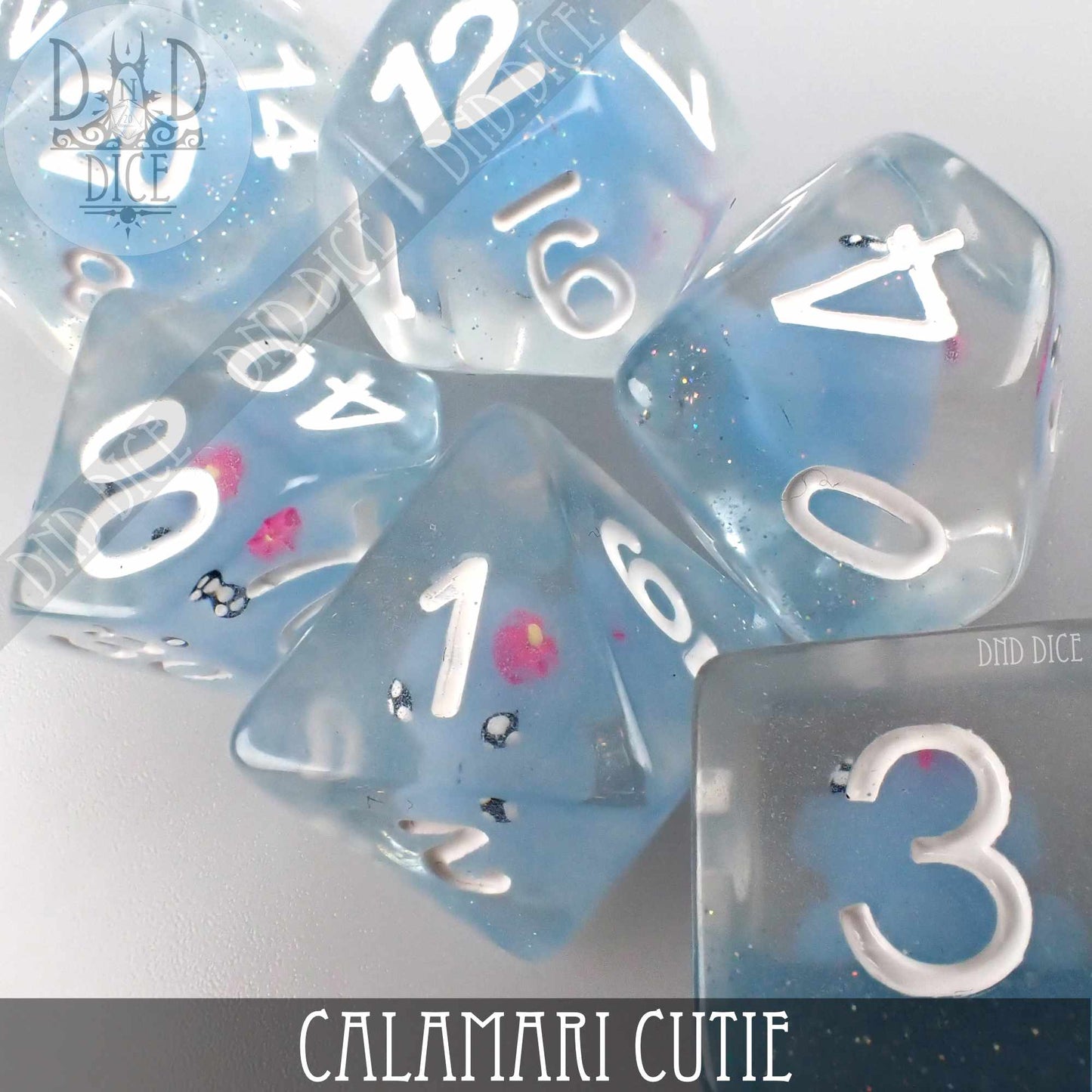 Calamari Cutie Dice Set - Premium Dice Sets & Games from DND DICE - Just $15! Shop now at Game Crave Tournament Store