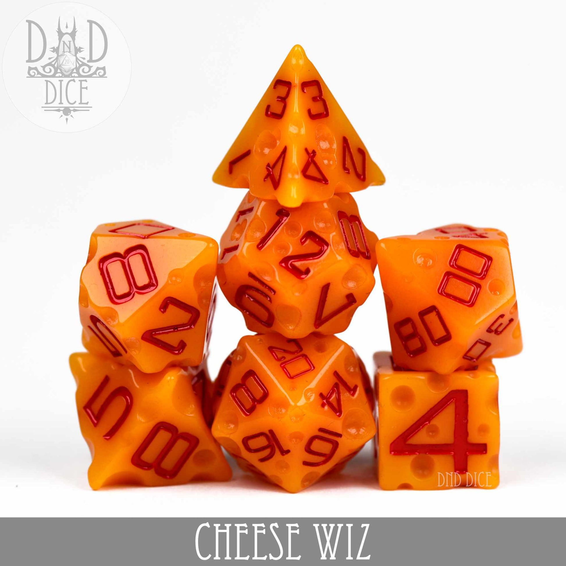 Cheese Wiz Dice Set - Premium Dice Sets & Games from DND DICE - Just $16! Shop now at Game Crave Tournament Store