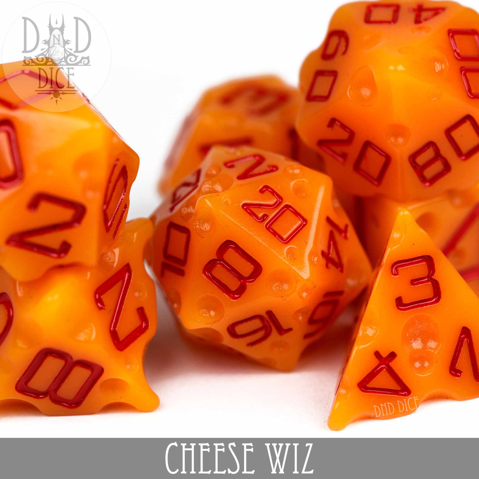 Cheese Wiz Dice Set - Premium Dice Sets & Games from DND DICE - Just $16! Shop now at Game Crave Tournament Store