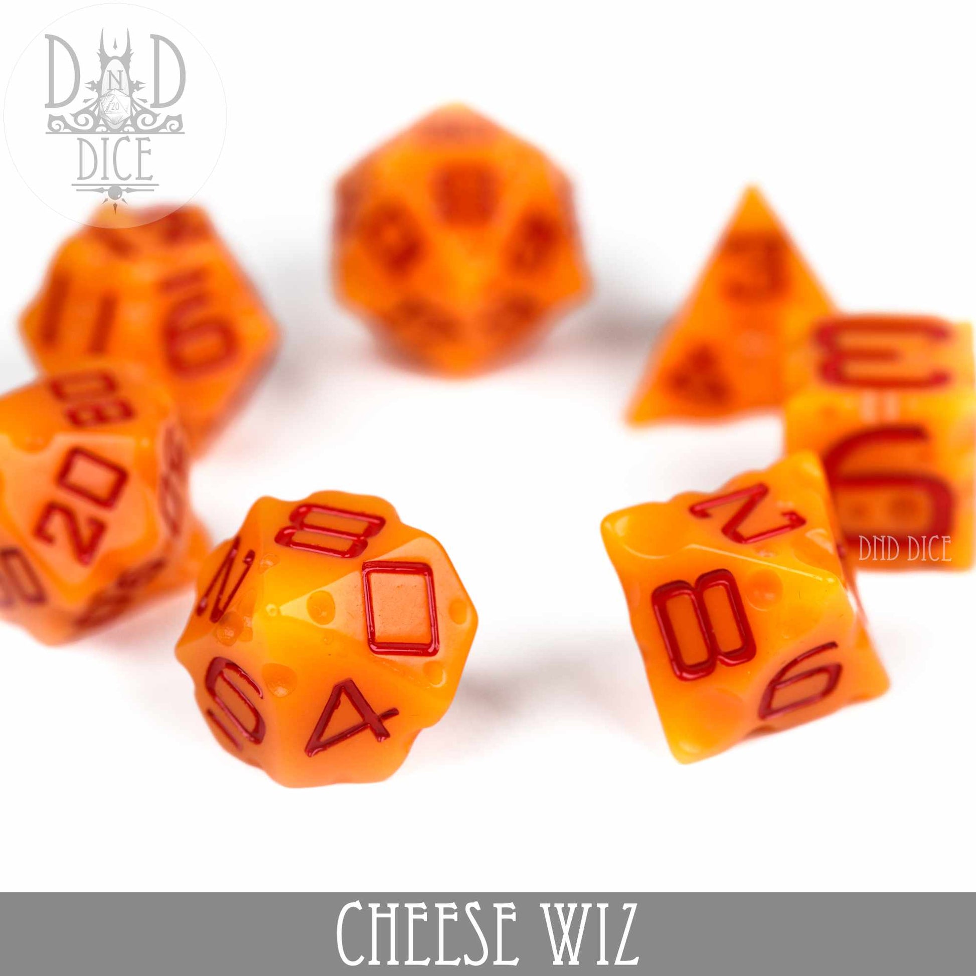 Cheese Wiz Dice Set - Premium Dice Sets & Games from DND DICE - Just $16! Shop now at Game Crave Tournament Store