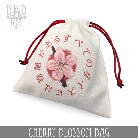 Cherry Blossom Bag (Sakura) - Premium Dice Sets & Games from DND DICE - Just $11! Shop now at Game Crave Tournament Store