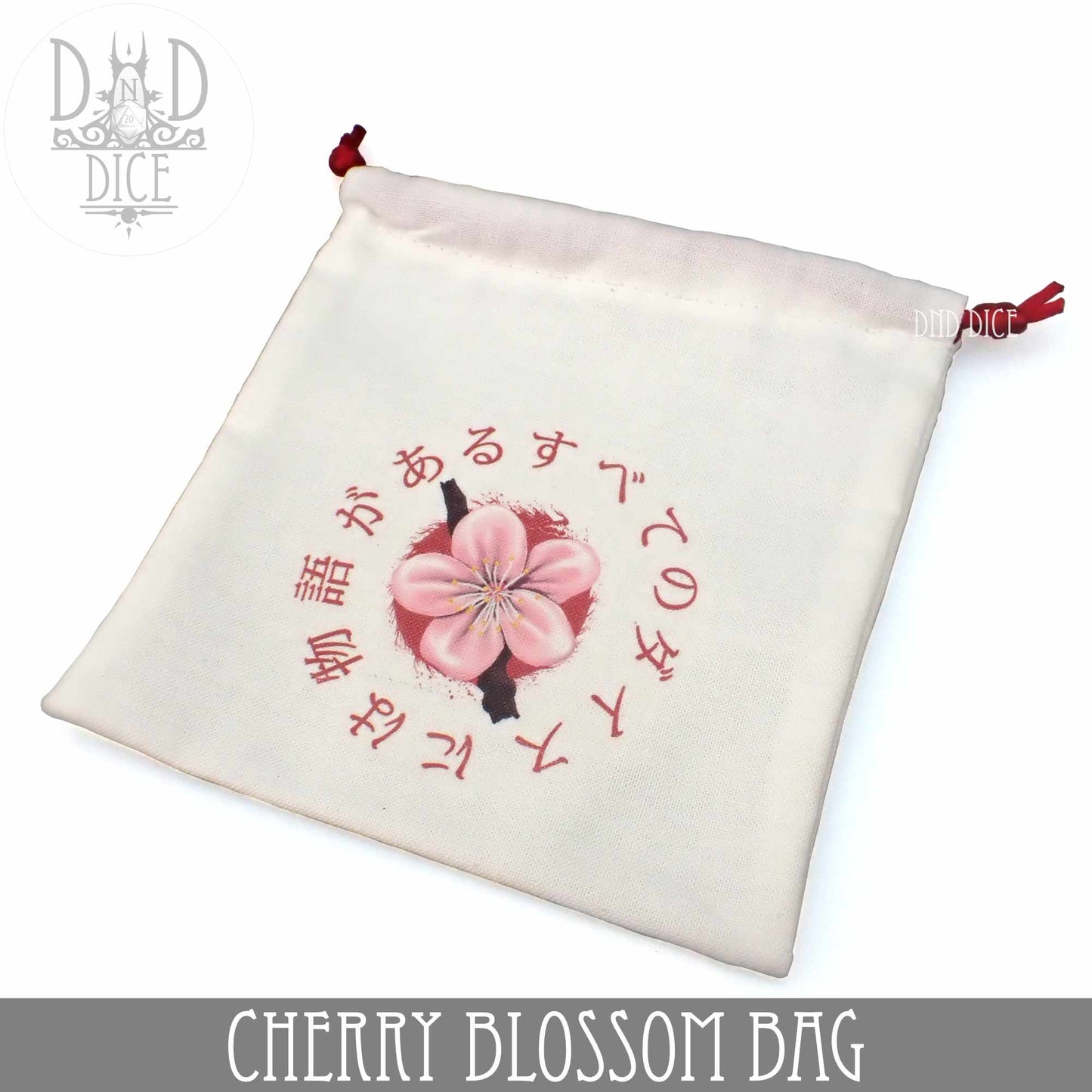 Cherry Blossom Bag (Sakura) - Premium Dice Sets & Games from DND DICE - Just $11! Shop now at Game Crave Tournament Store