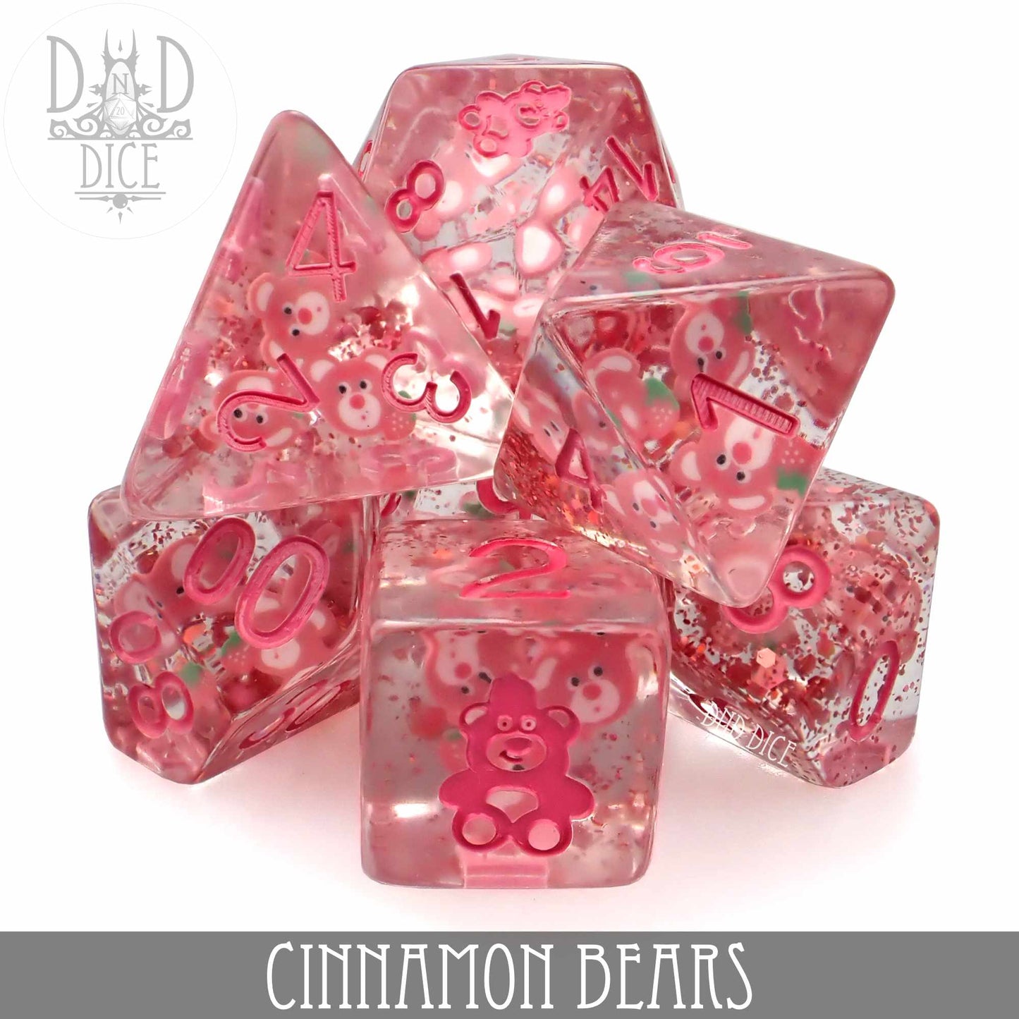 Cinnamon Bears Dice Set - Premium Dice Sets & Games from DND DICE - Just $15! Shop now at Game Crave Tournament Store