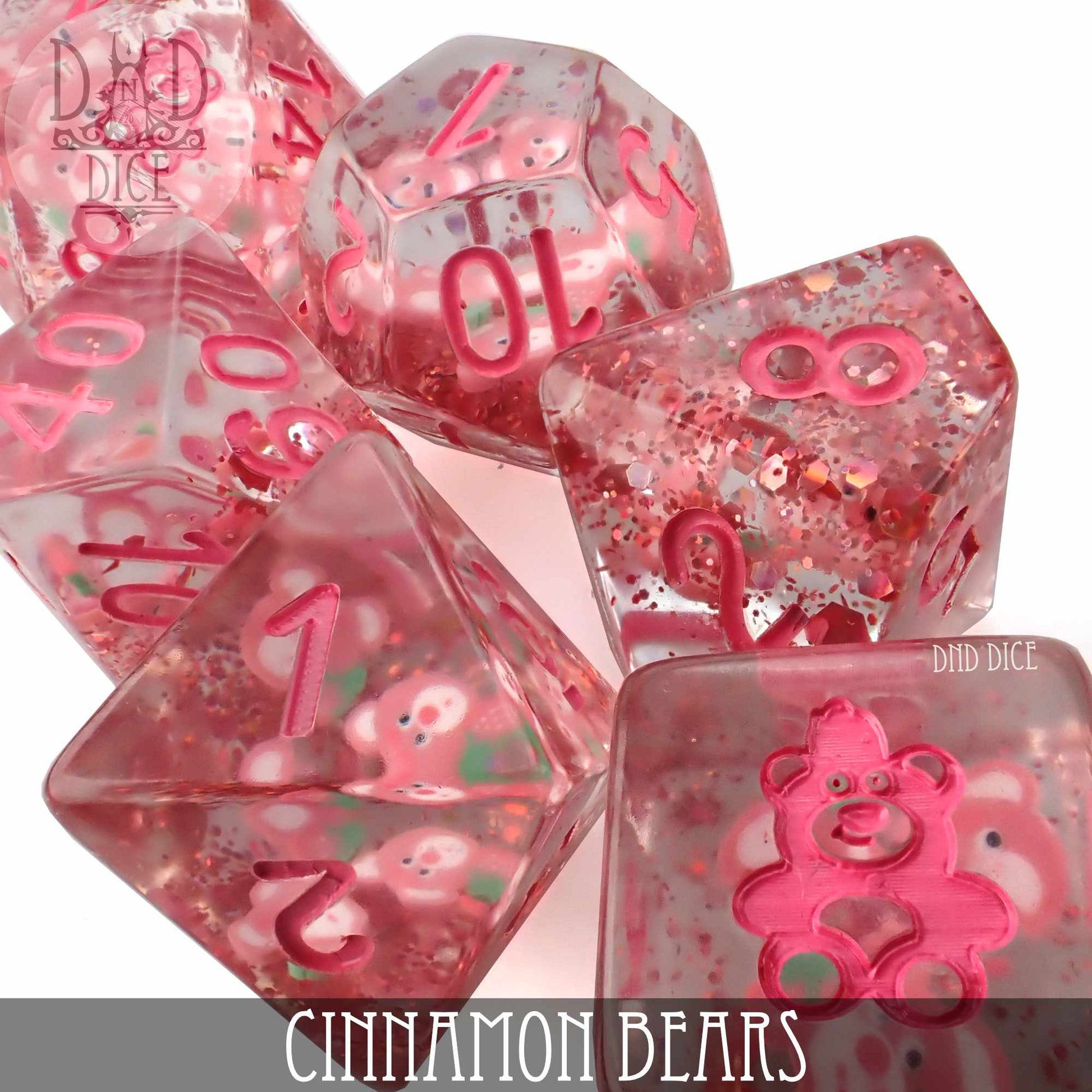 Cinnamon Bears Dice Set - Premium Dice Sets & Games from DND DICE - Just $15! Shop now at Game Crave Tournament Store