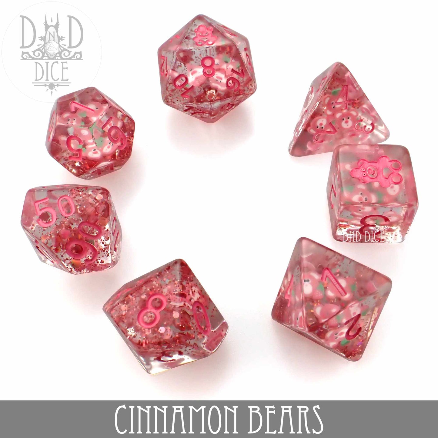 Cinnamon Bears Dice Set - Premium Dice Sets & Games from DND DICE - Just $15! Shop now at Game Crave Tournament Store