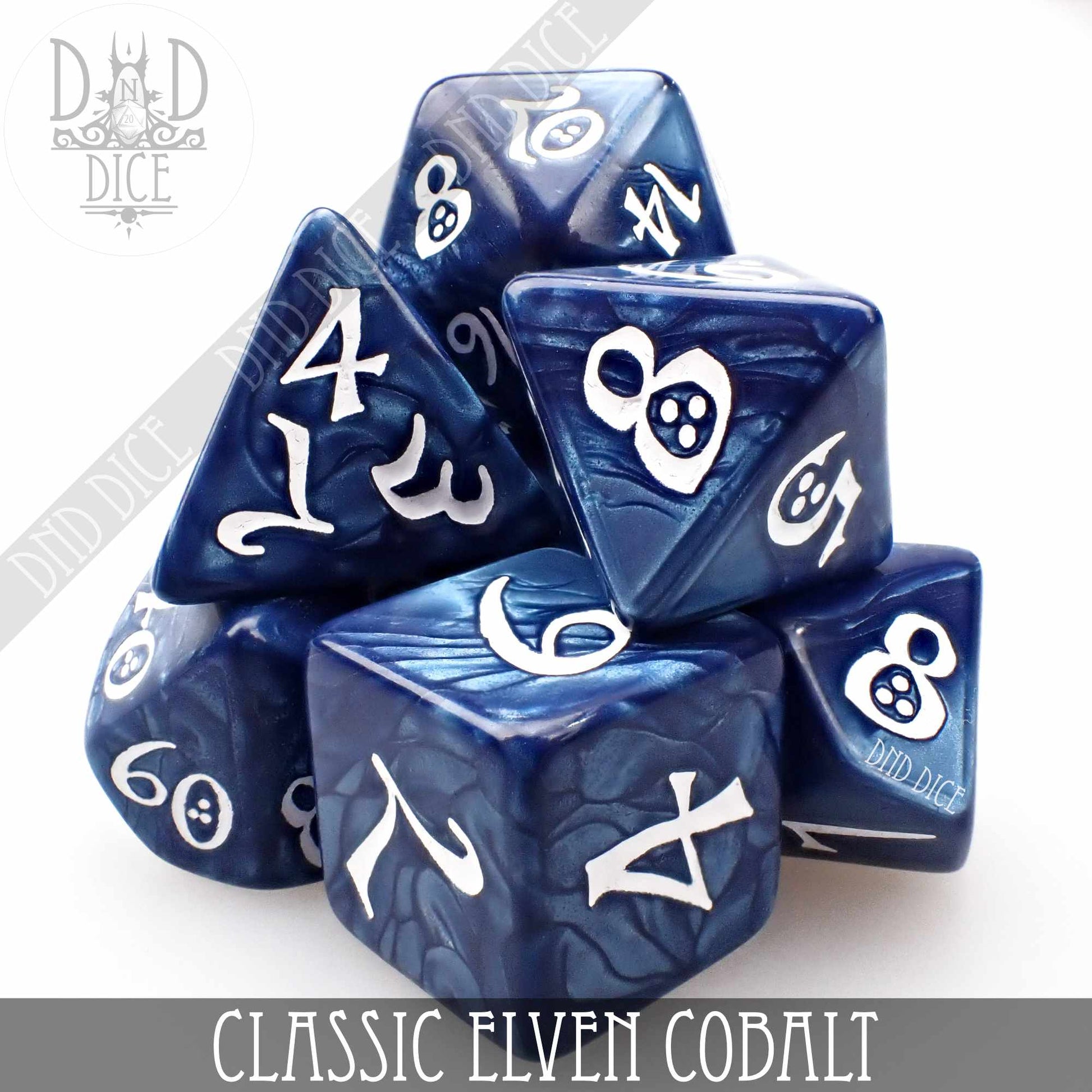 Classic Cobalt Dice Set - Premium Dice Sets & Games from DND DICE - Just $7! Shop now at Game Crave Tournament Store