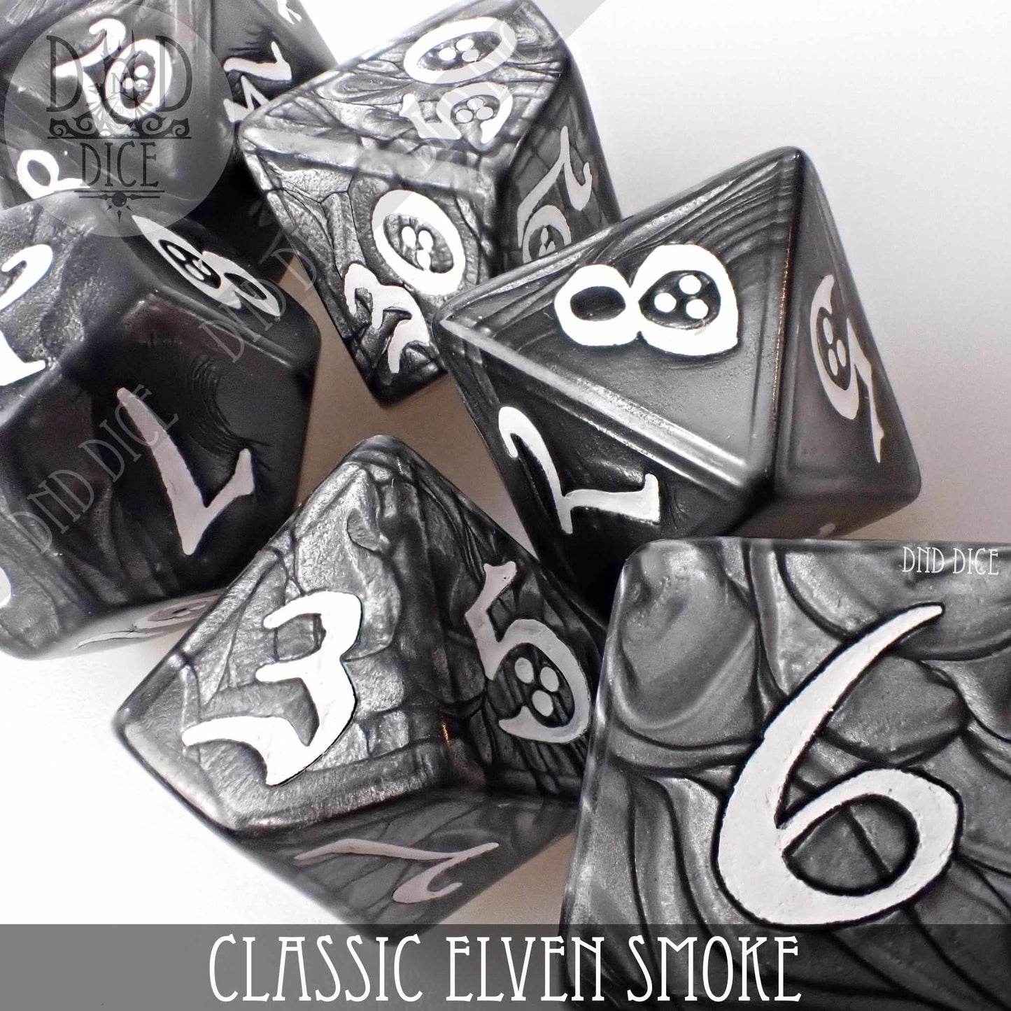 Classic Smoke Dice Set - Premium Dice Sets & Games from DND DICE - Just $7! Shop now at Game Crave Tournament Store