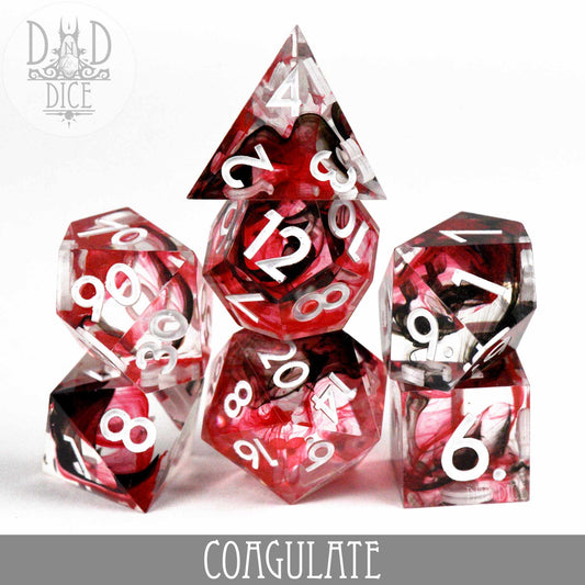 Coagulate Handmade Dice Set - Premium Dice Sets & Games from DND DICE - Just $35! Shop now at Game Crave Tournament Store