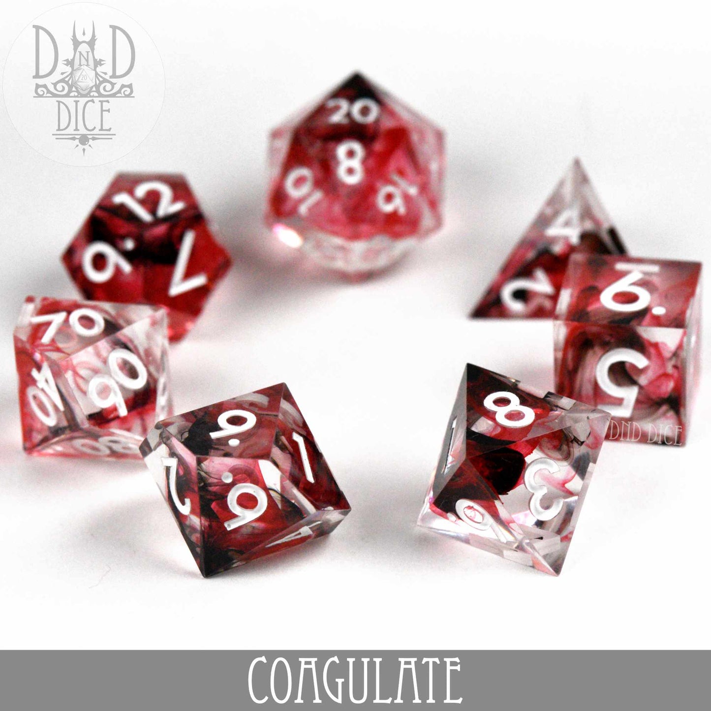 Coagulate Handmade Dice Set - Premium Dice Sets & Games from DND DICE - Just $35! Shop now at Game Crave Tournament Store