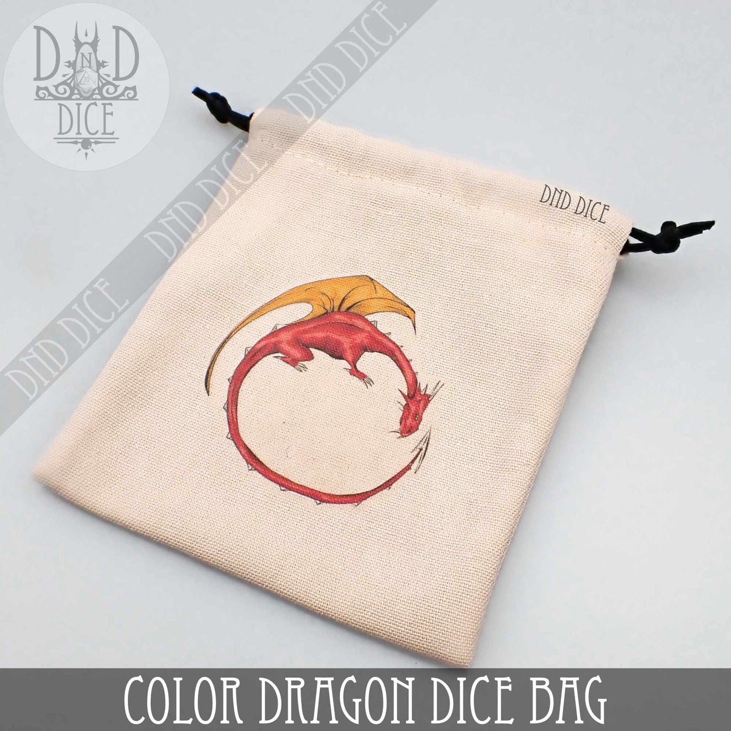 Color Dragon Dice Bag - Premium Dice Sets & Games from DND DICE - Just $11! Shop now at Game Crave Tournament Store