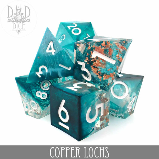 Copper Lochs Handmade Dice Set - Premium Dice Sets & Games from DND DICE - Just $35! Shop now at Game Crave Tournament Store