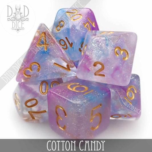 Cotton Candy Dice Set - Premium Dice Sets & Games from DND DICE - Just $12! Shop now at Game Crave Tournament Store