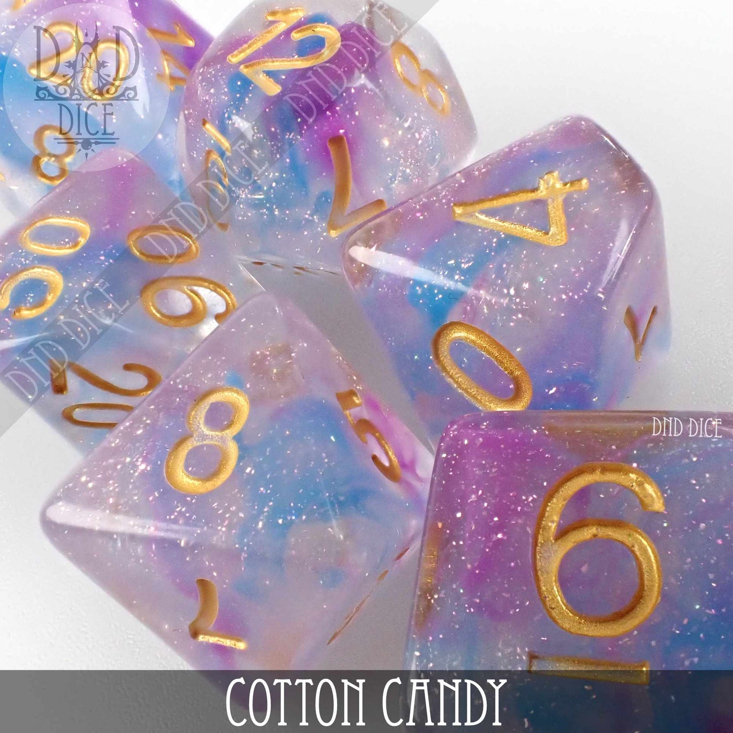 Cotton Candy Dice Set - Premium Dice Sets & Games from DND DICE - Just $12! Shop now at Game Crave Tournament Store