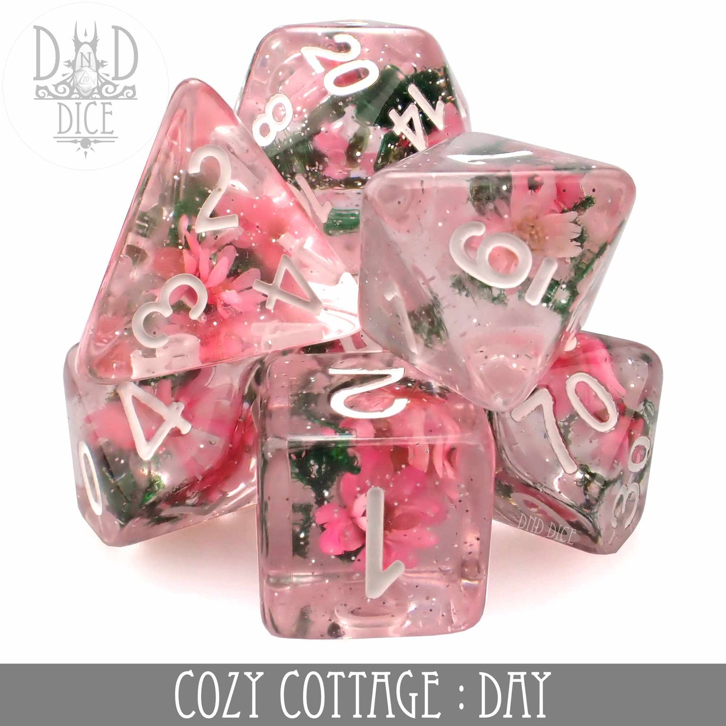 Cozy Cottage Day Dice Set - Premium Dice Sets & Games from DND DICE - Just $15! Shop now at Game Crave Tournament Store